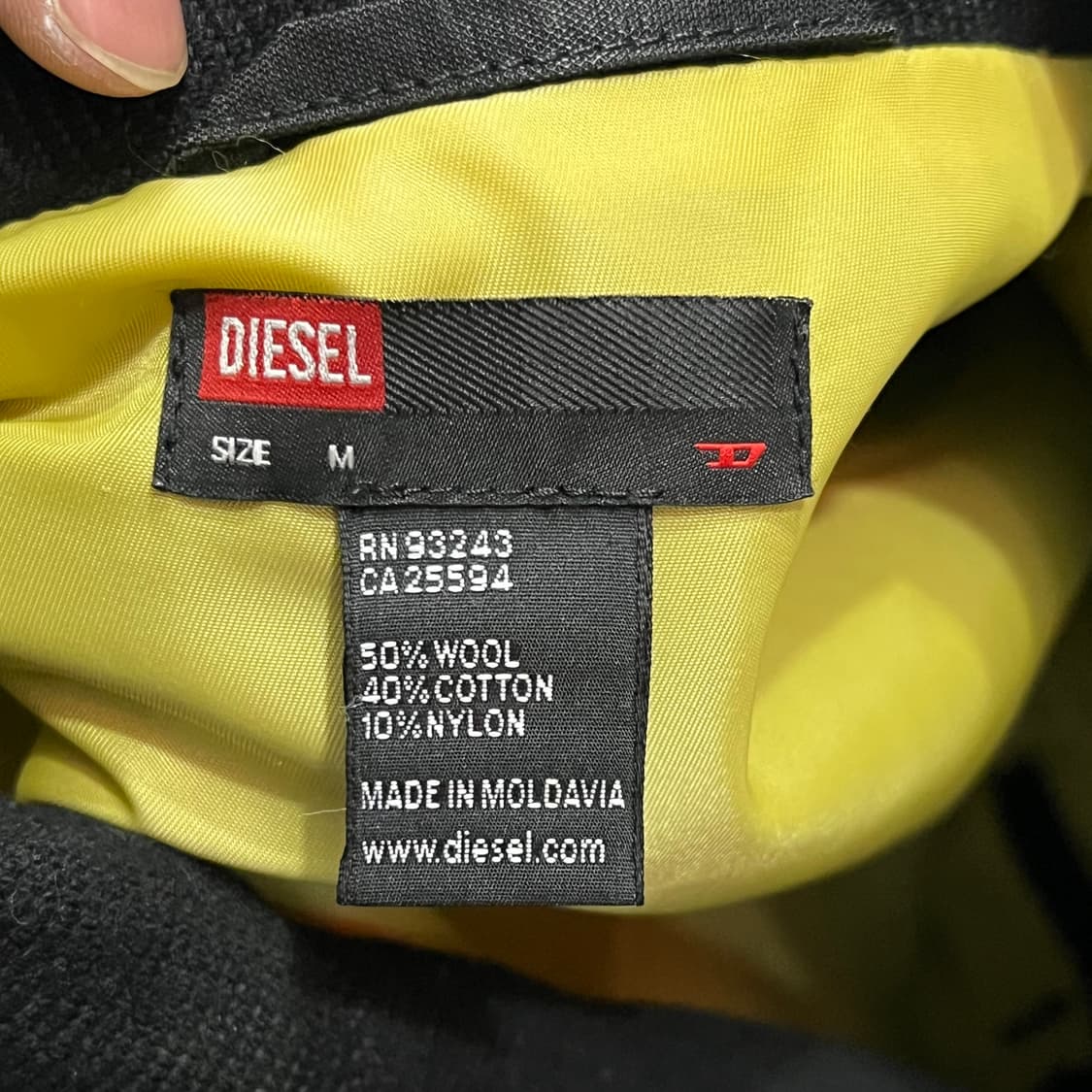  디젤 울 혼방 피코트 y14779 상품이미지6