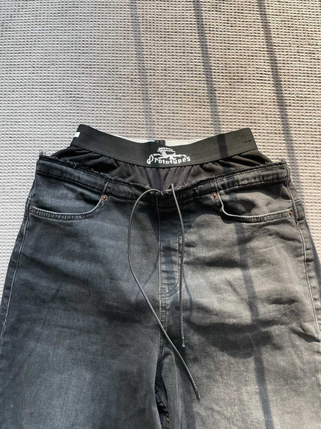 프로토타입스 웨이스트밴드 데님 팬츠 상품이미지2