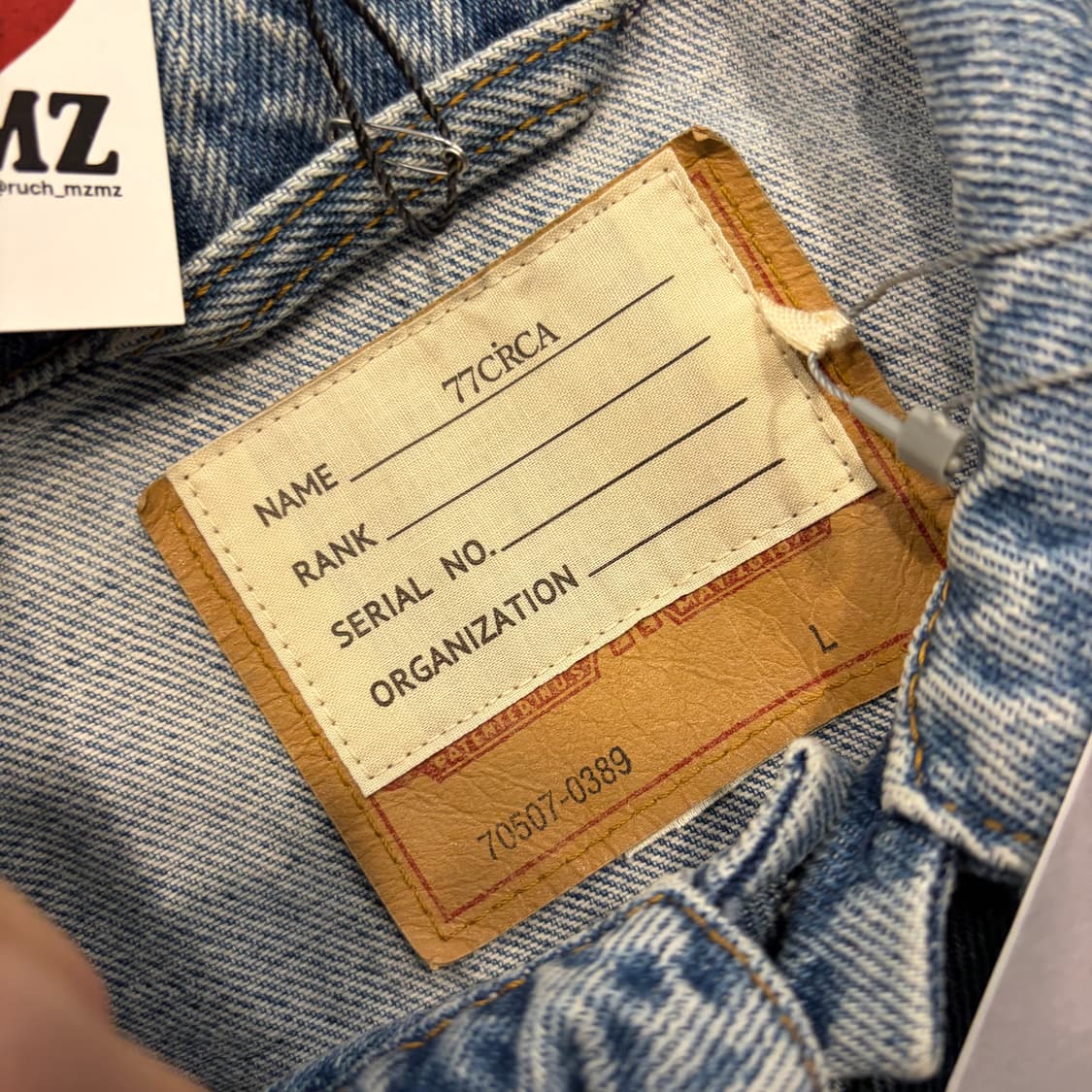 [L] 나나서카 77circa 데님 베스트 자켓 D496 상품이미지5