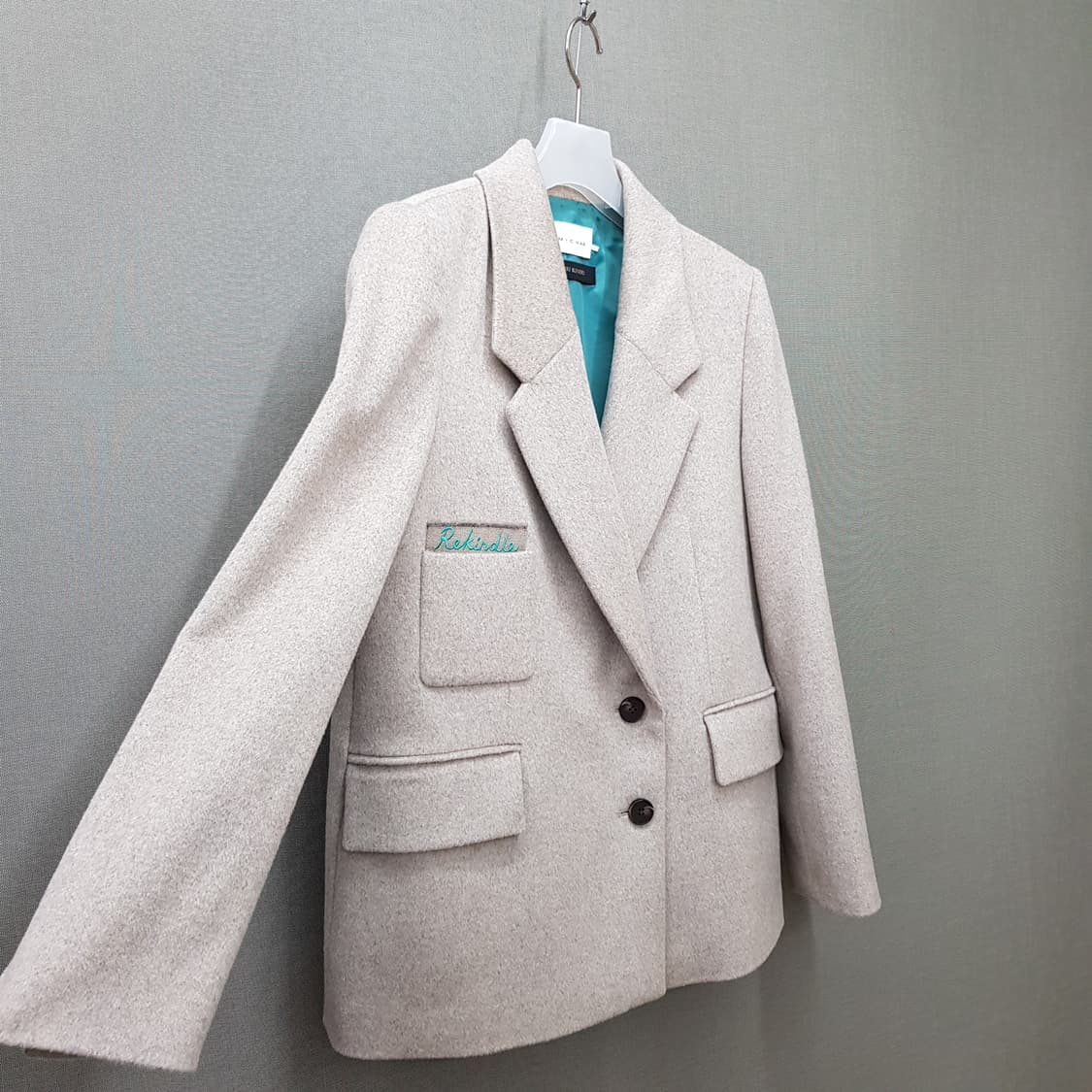 잇미샤 2024 캐시미어 블렌디드 테일러드 자켓 79-85-155사이즈 상품이미지3