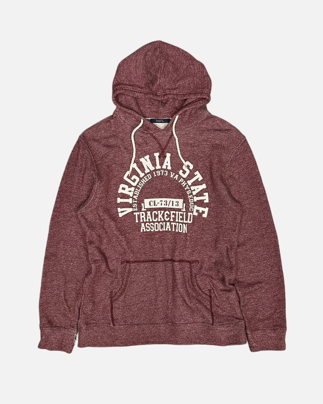 vintage red melange hood t-shirt 상품이미지1