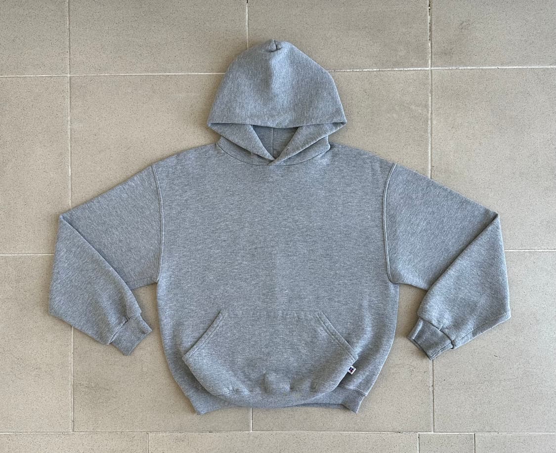 90s 빈티지 러셀 후드 그레이 M 상품이미지1