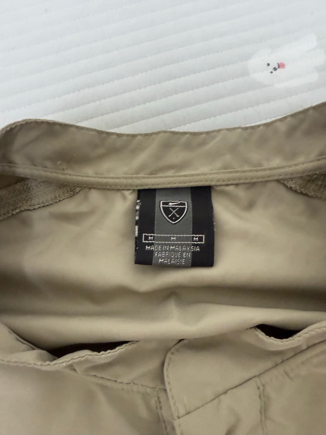 딘 착용 90년도 빈티지 나이키 카키 믹스 베이지 브라운 웜업 상품이미지4