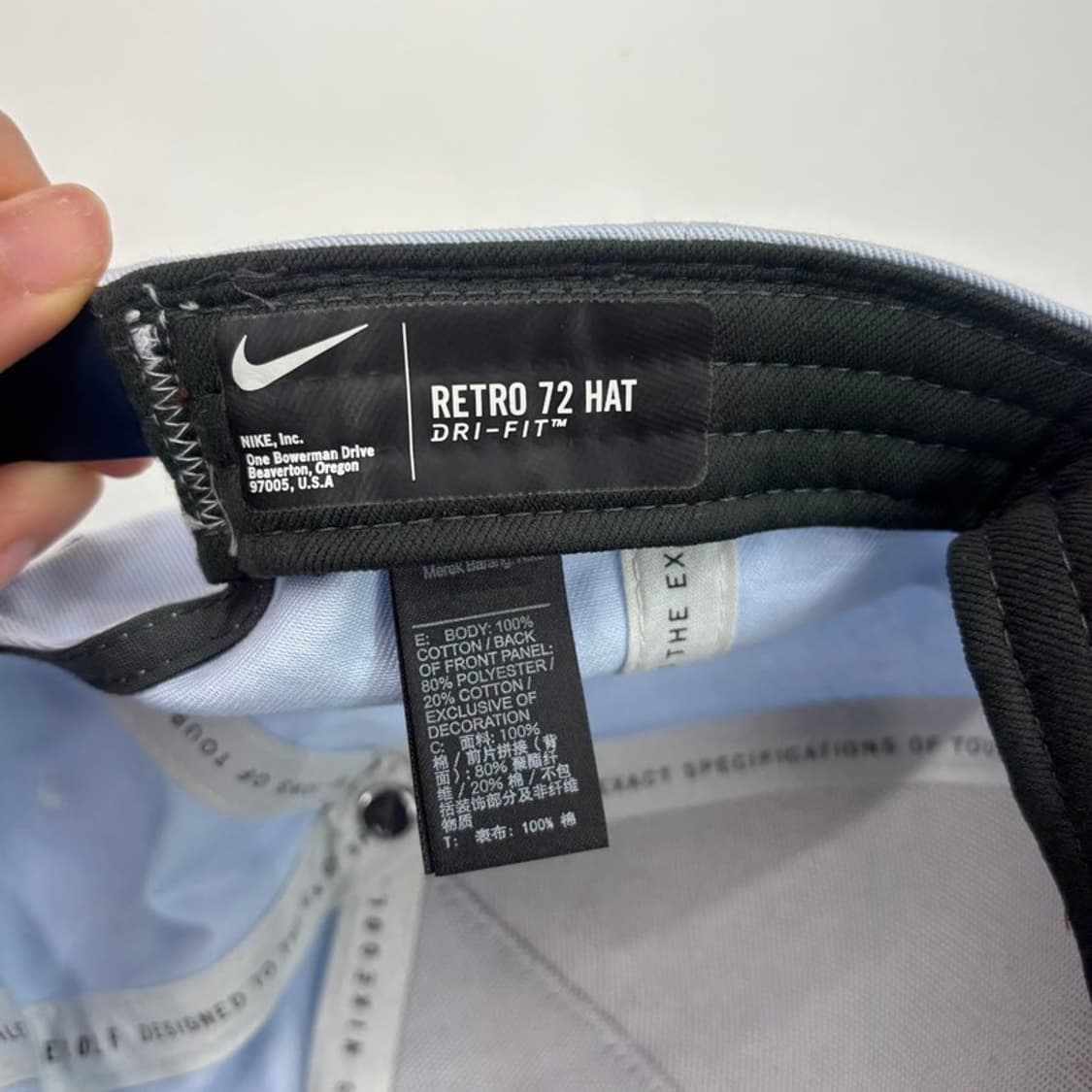 NIKE X 말본 골프 레트로 72 에어로빌 볼캡 스카이블루 상품이미지6