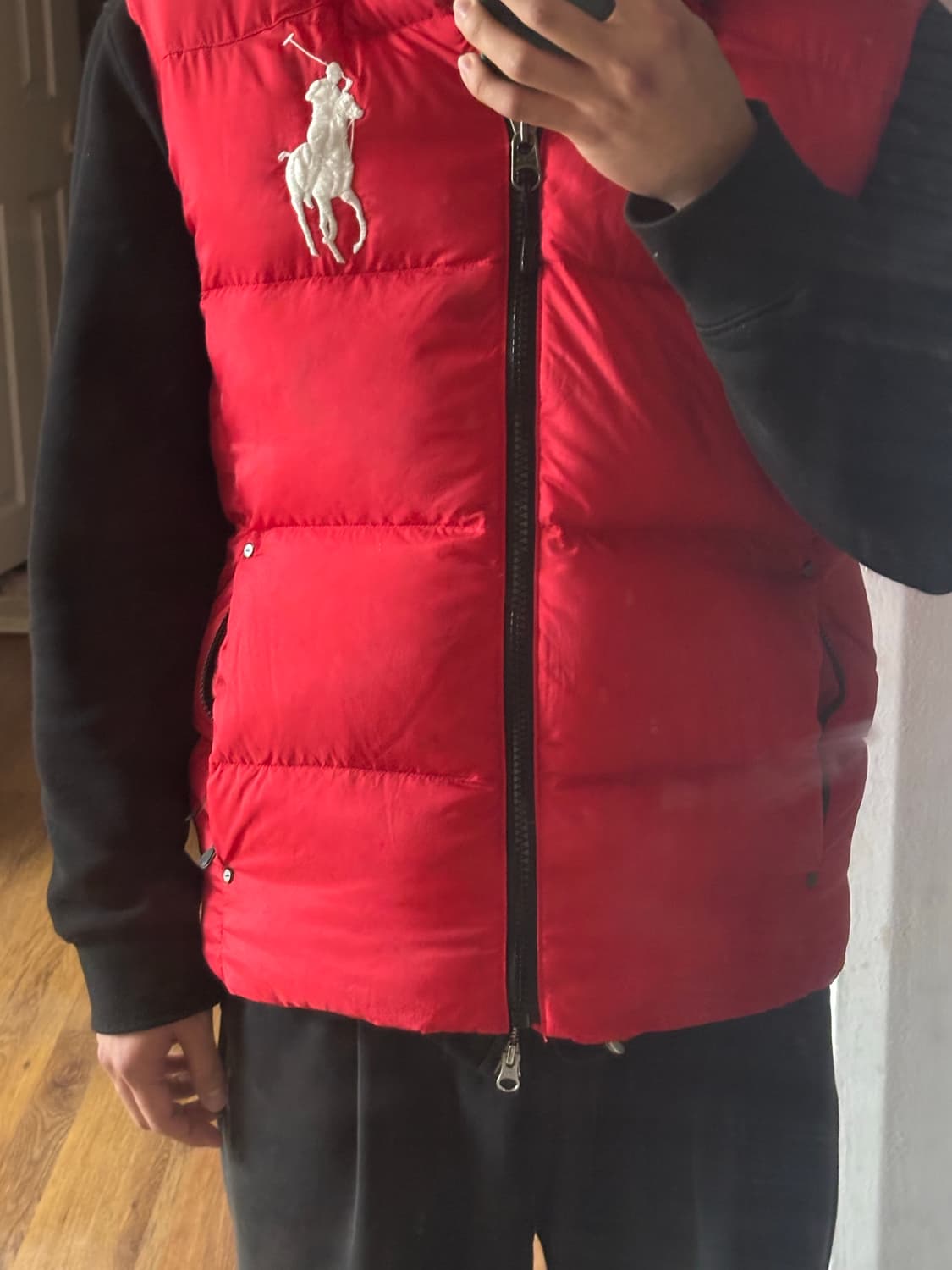 폴로 빅포니 패딩조끼 상품이미지6