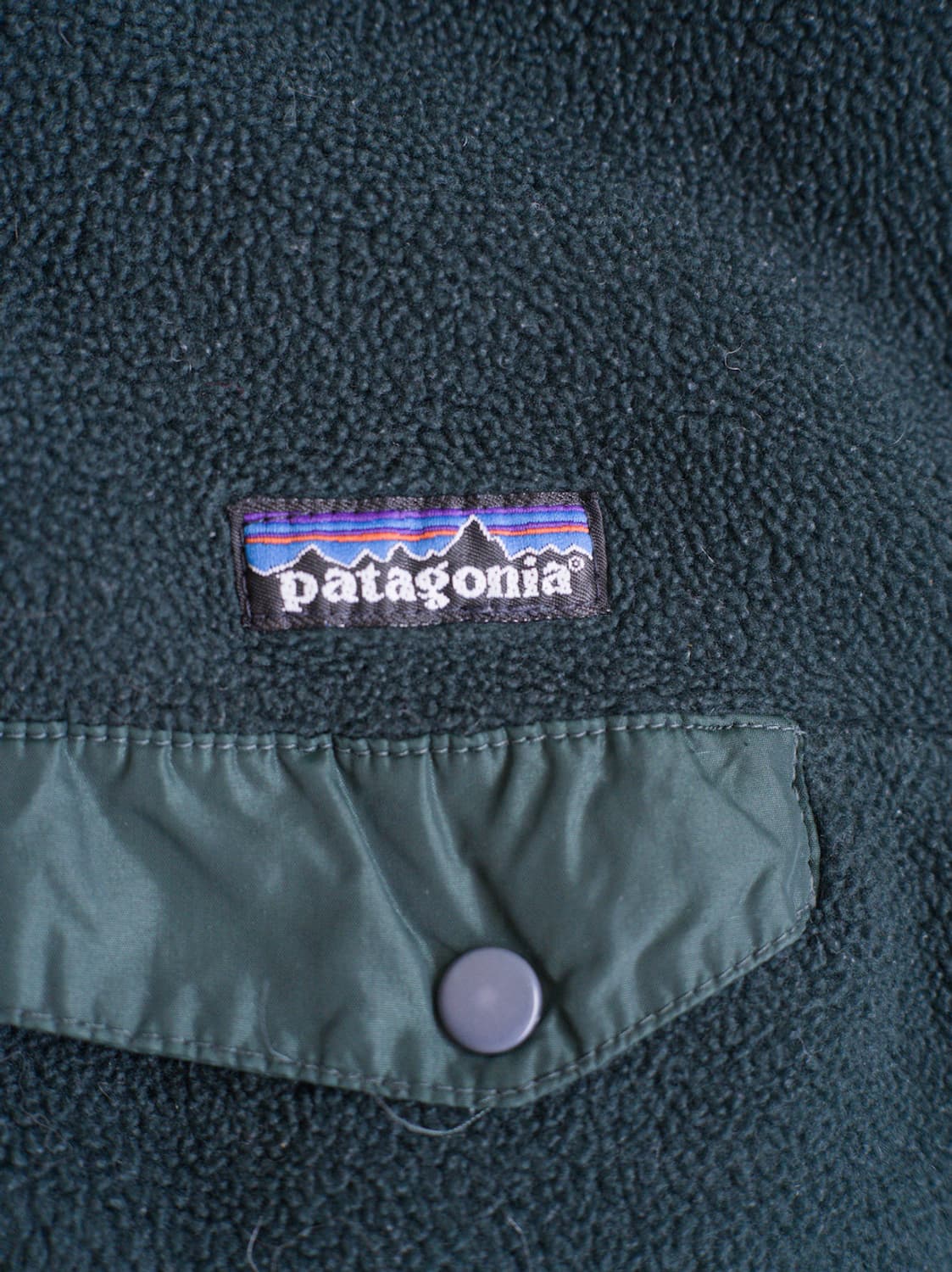 90s 파타고니아 신칠라 스냅티 Made in USA 빈티지 상품이미지3