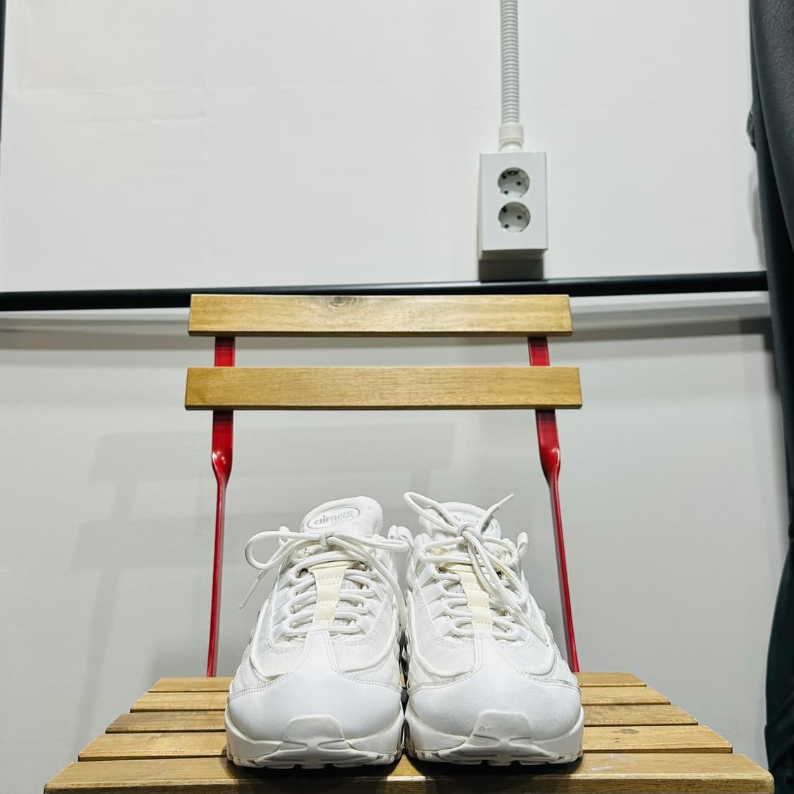 260) 나이키 운동화 남성 남자 신발 에어맥스95 화이트 상품이미지2