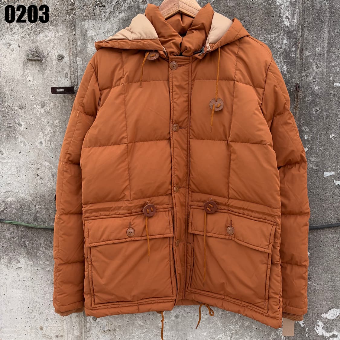 RRL 폴로 더블알엘 오렌지 패딩 점퍼 L 0203 상품이미지1