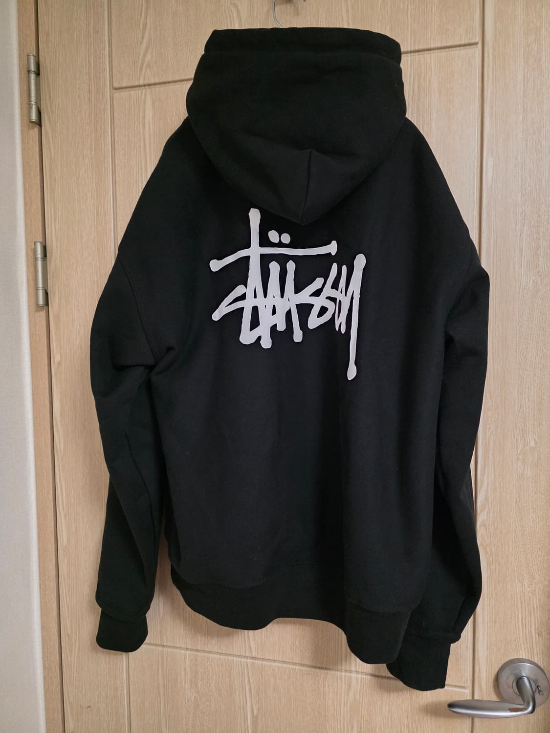 스투시 베이직 후드티 블랙L 상품이미지3