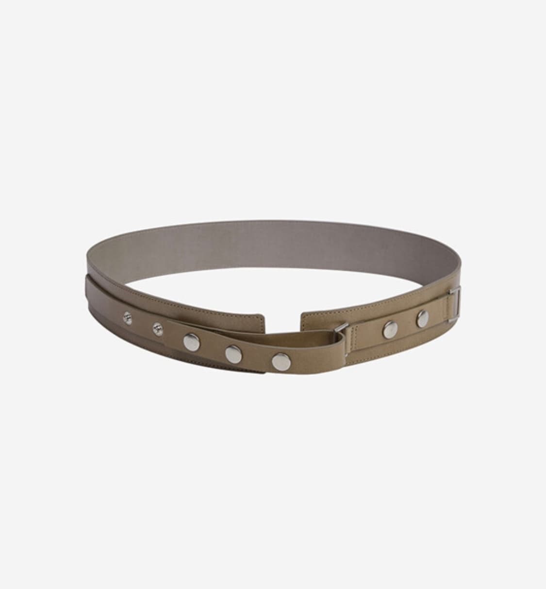 세릭 벨트 FLAT SNAP BELT / BEIGE 상품이미지1