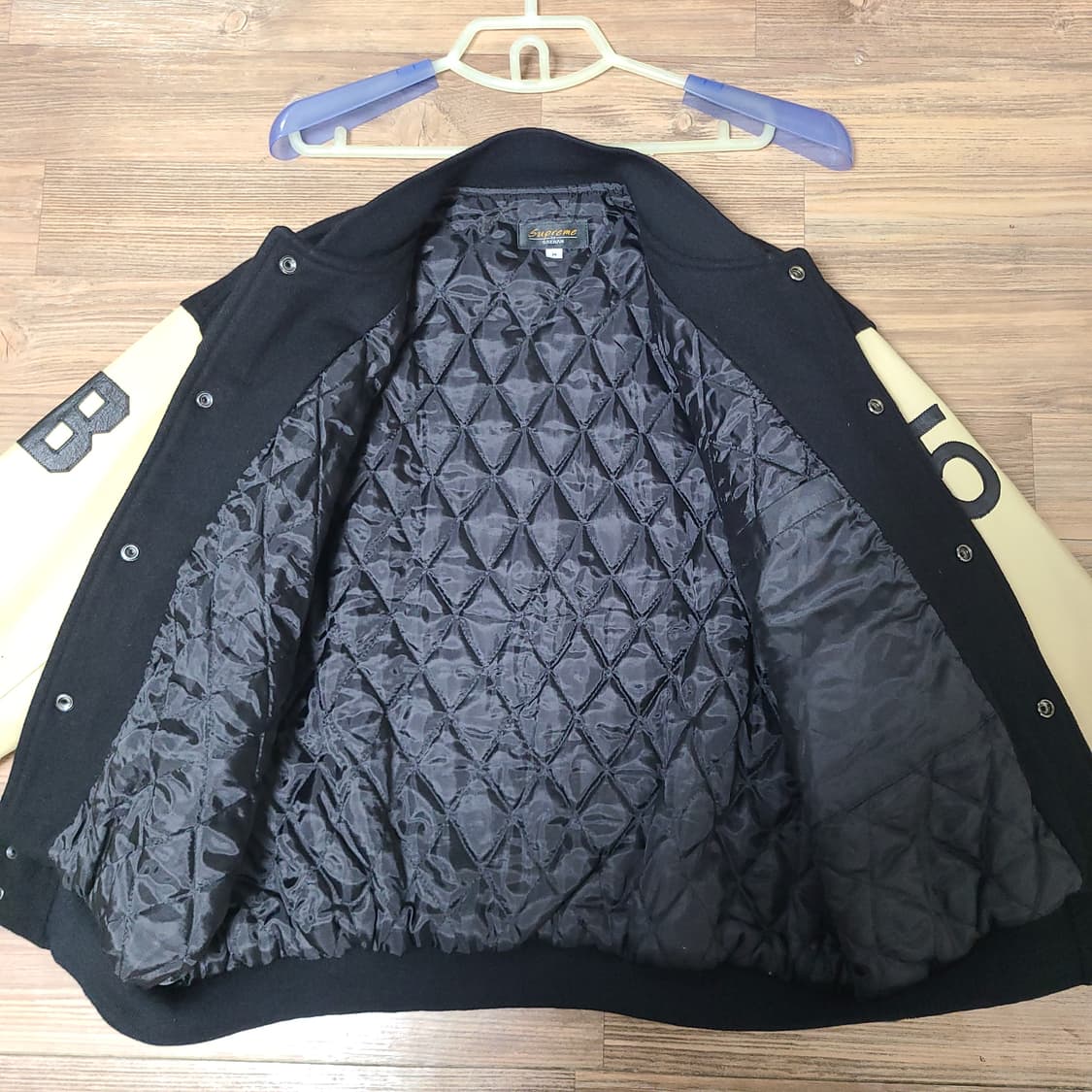 [M 100] 빈티지 한국외국어대학교 미식축구 바시티 자켓 점퍼 상품이미지5