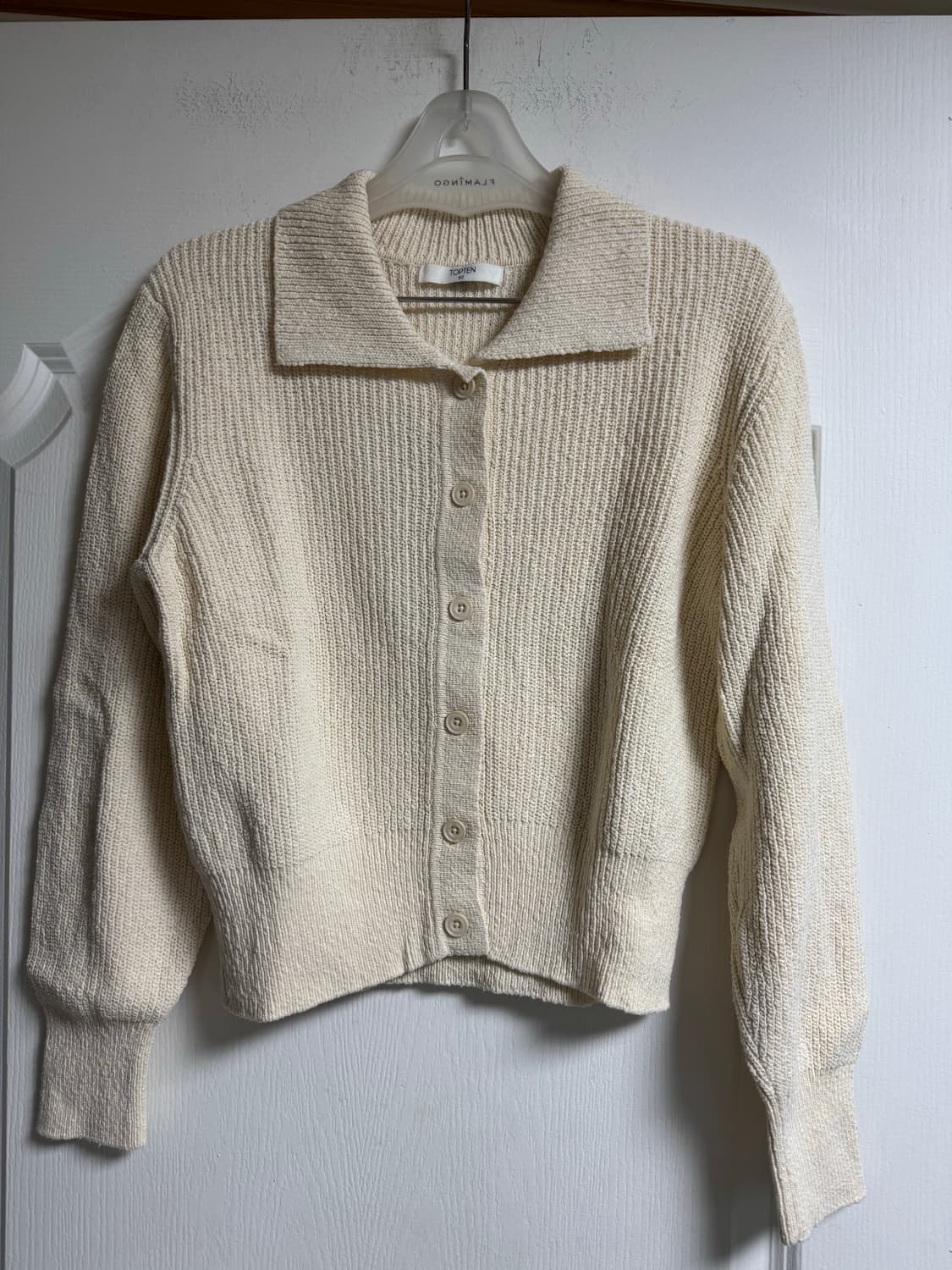 탑텐 여성 카라 가디건 90 S사이즈 상품이미지1