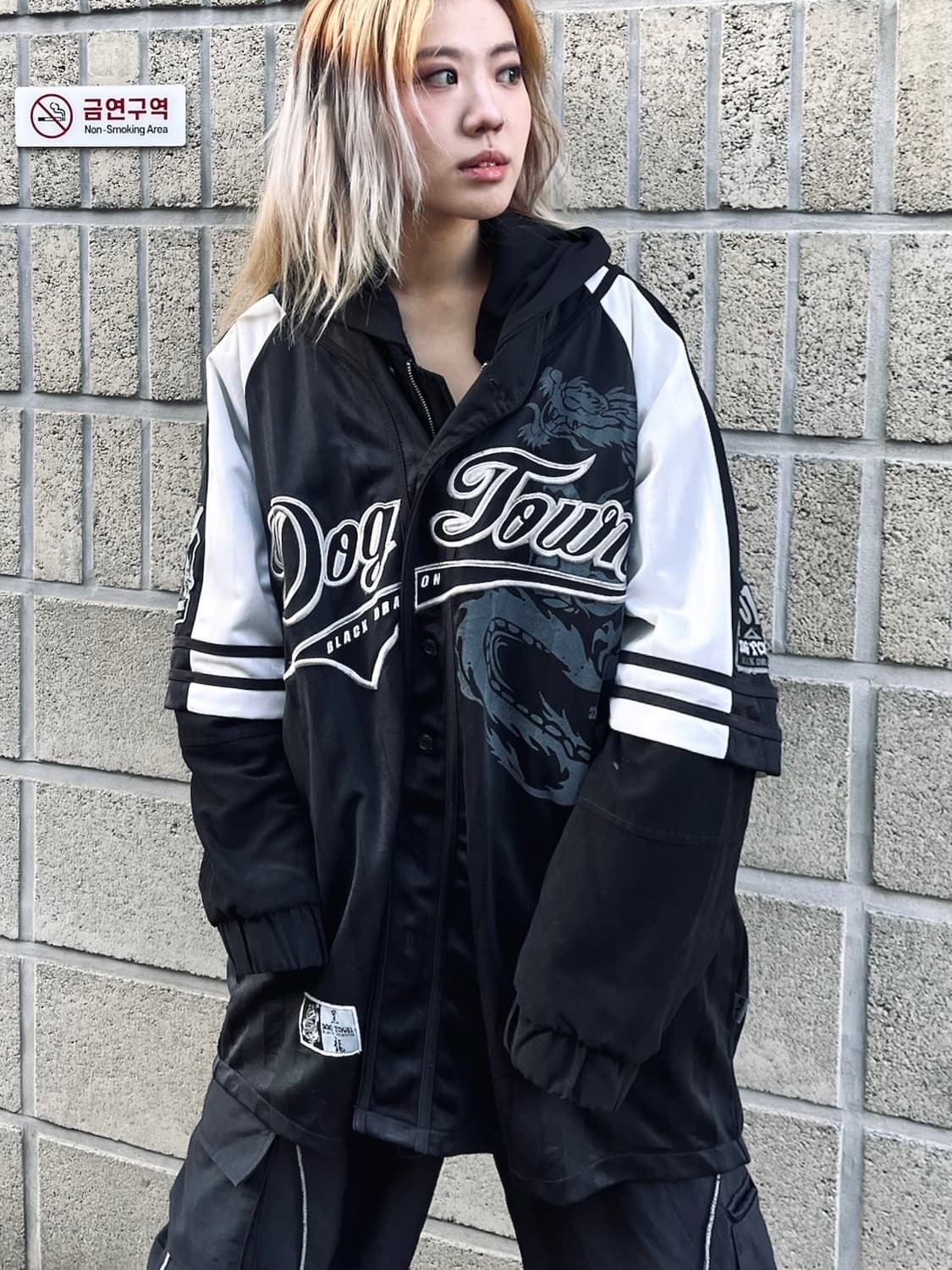 도그타운 올드스쿨 드래곤 베이스볼 셔츠 상품이미지4