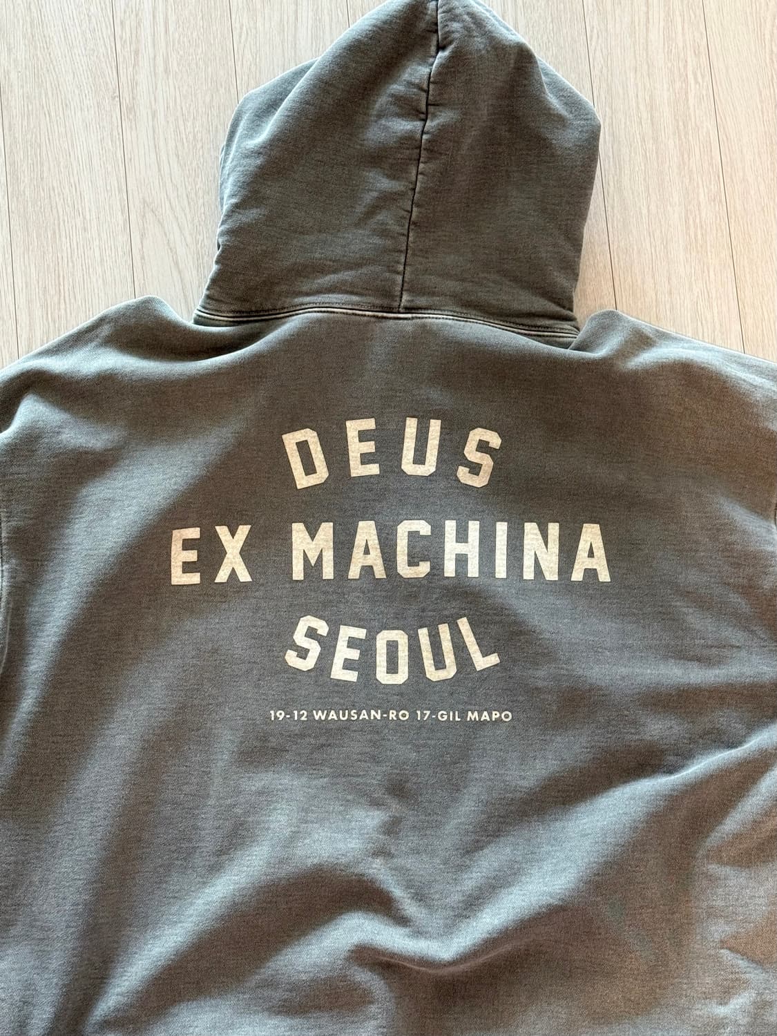 데우스 워싱 후드티 xl 상품이미지2