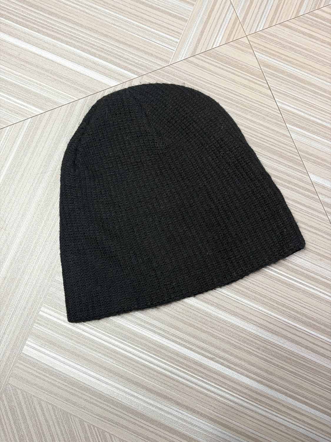 뉴에라 블랙라벨 메리노 울 블랙 비니 상품이미지2