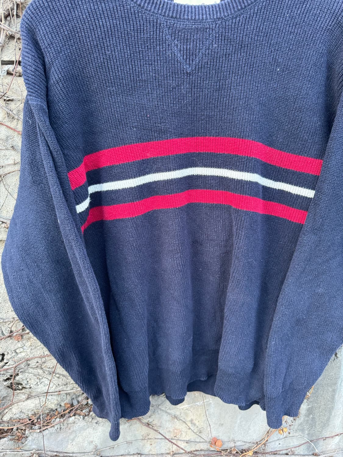 에디바우어 빈티지 스트라이프 와플 니트 m 상품이미지5