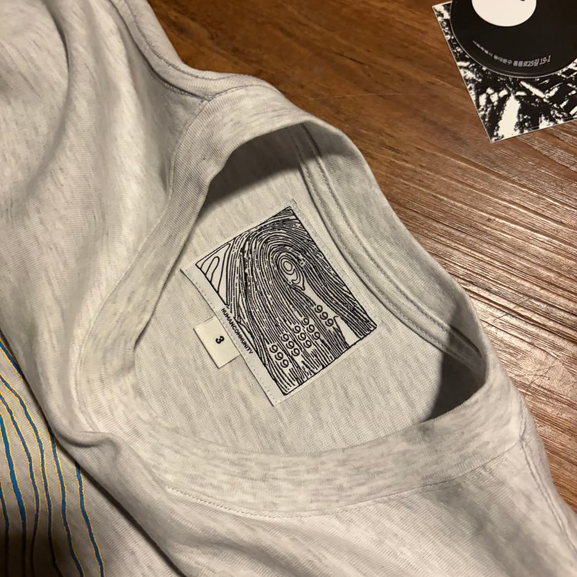 999 humanity gongzone half tshirt L 상품이미지3