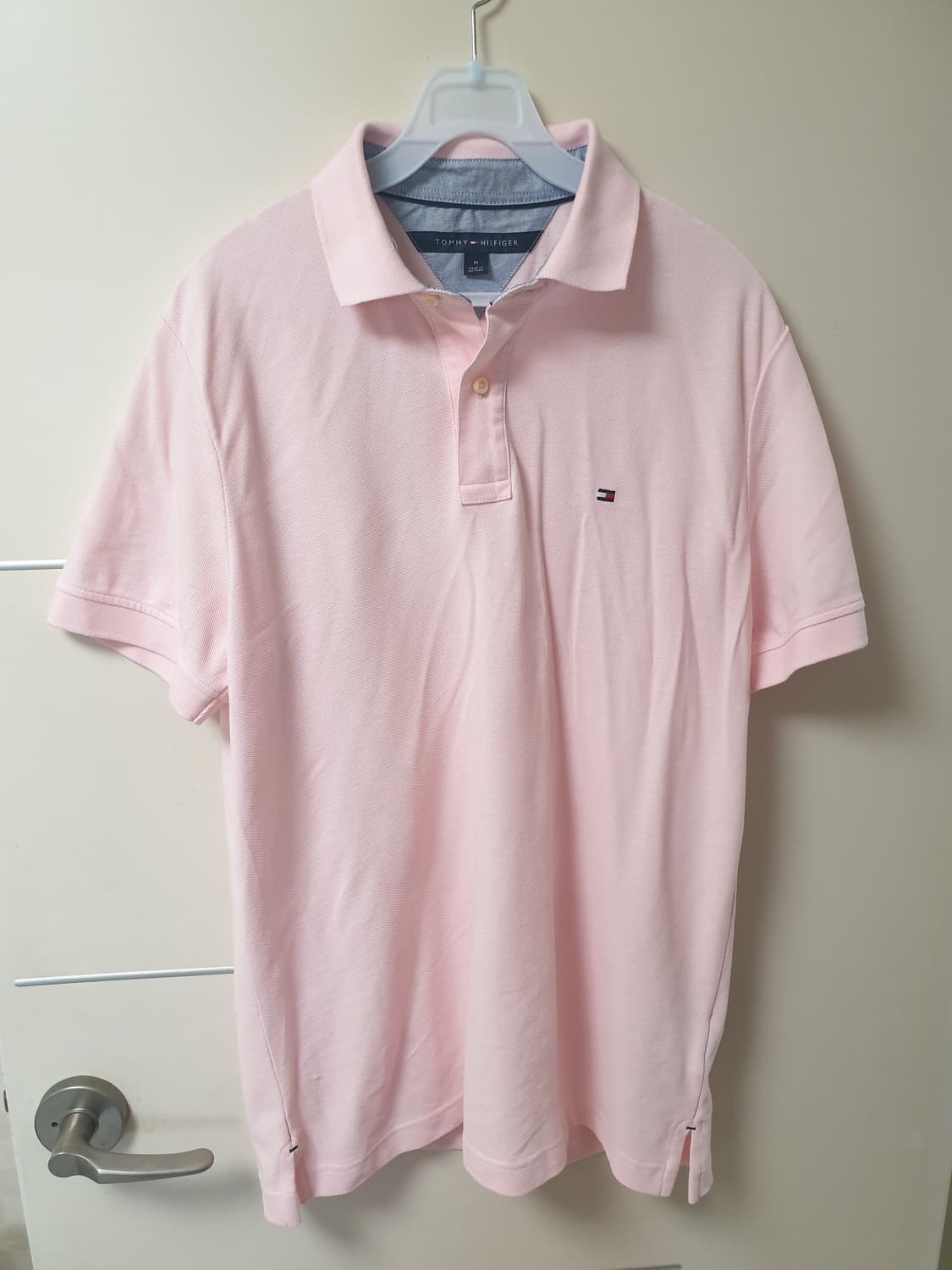 [여성] 타미힐피거 정품 핑크 카라티 M 상품이미지1