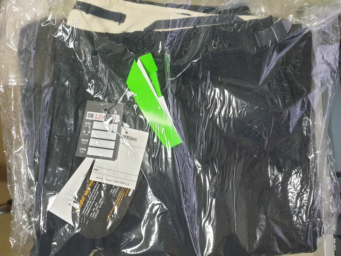 나나미카 네이비 립스탑 카고 팬츠 34 미개봉 상품이미지2