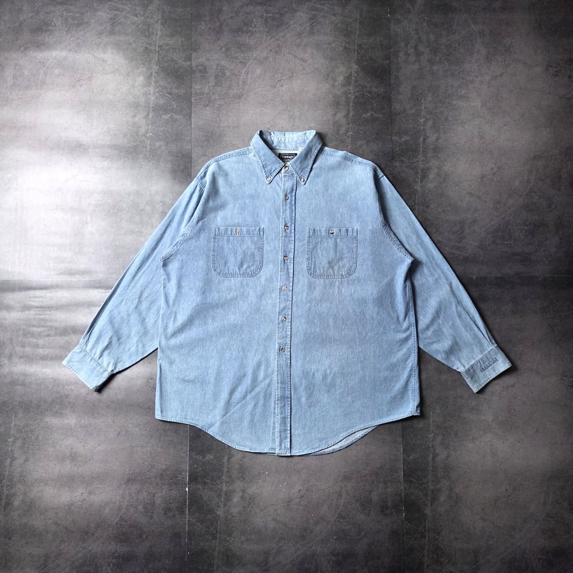 VANTAGE 빈티지 버튼다운칼라 데님 셔츠 A00647 상품이미지1