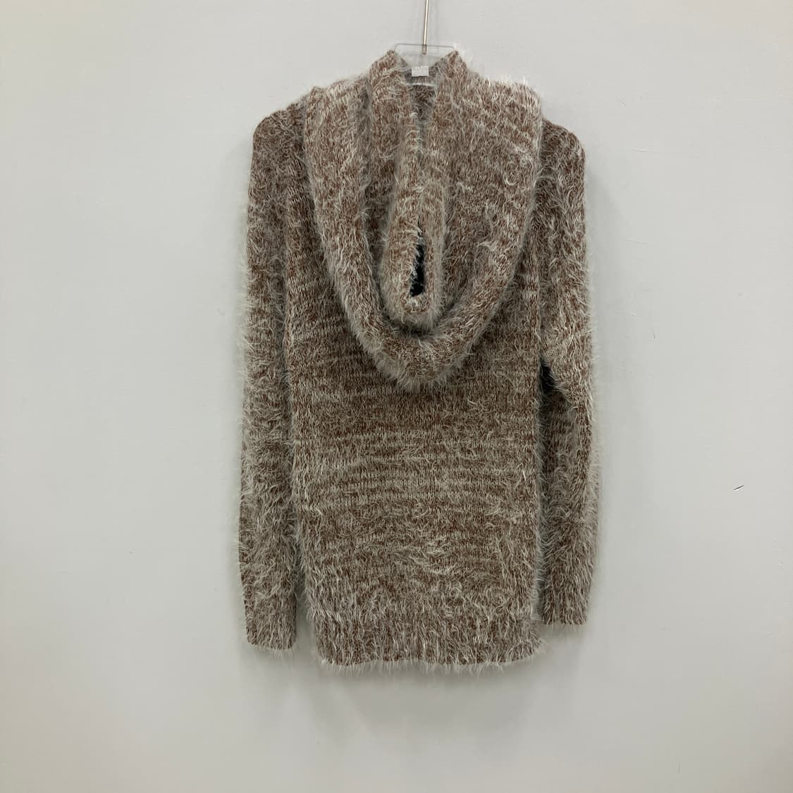 VTG 빈티지 헤어리 후드 니트 스웨터 M 상품이미지2