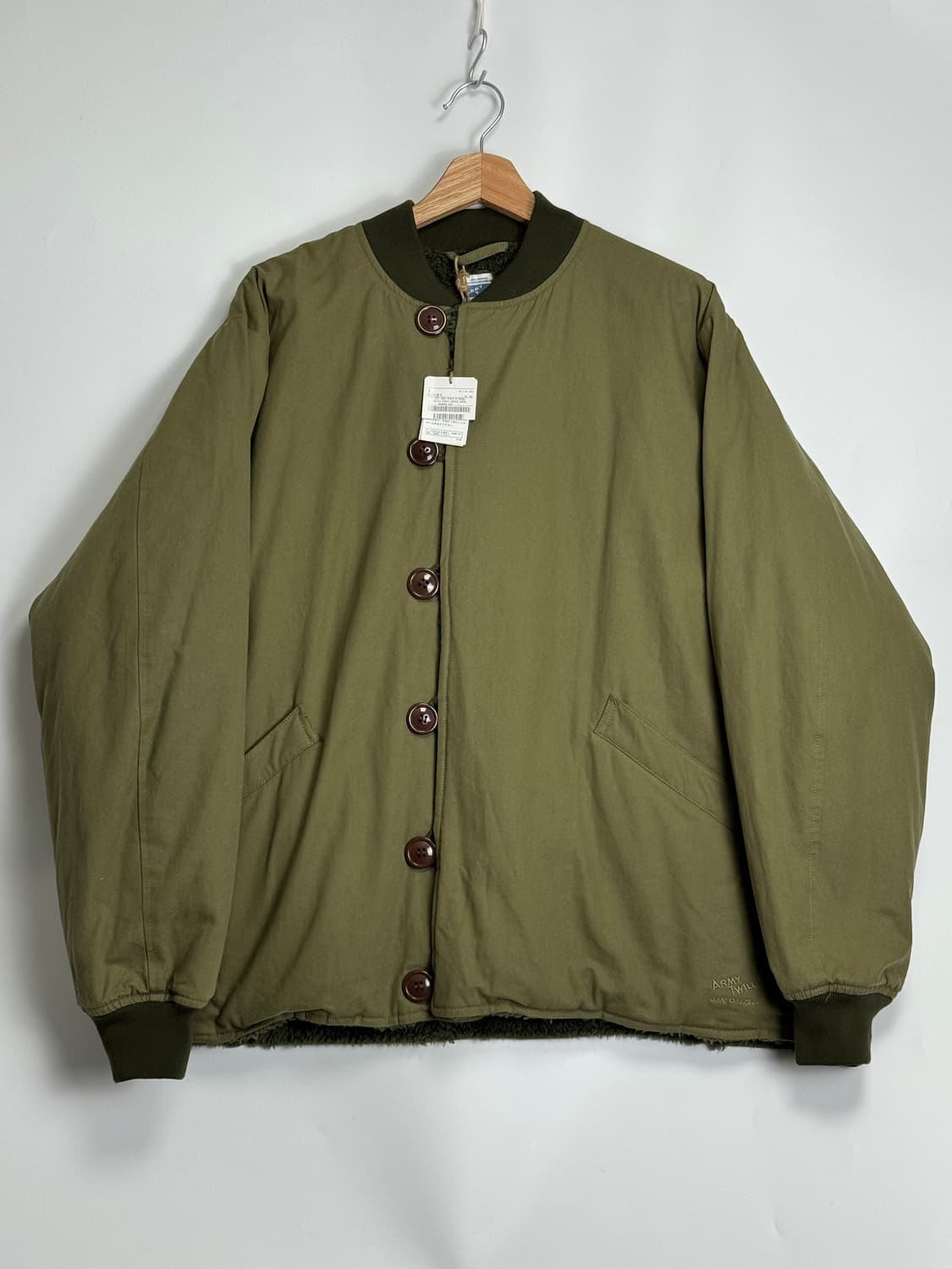 아미트윌 ARMY TWILL 리버시블 M-43 MA-1 밀리터리 보아자켓 상품이미지1