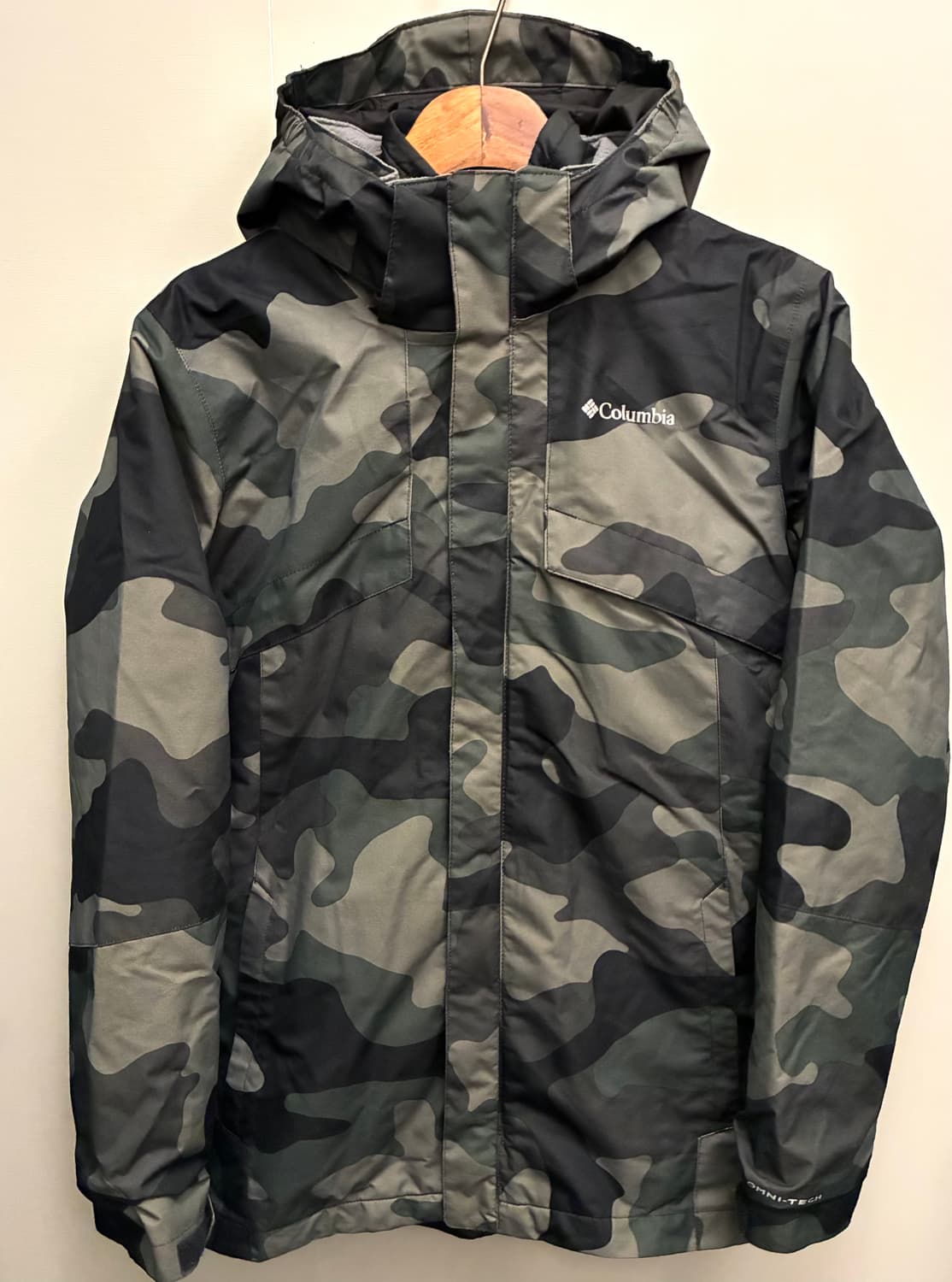 (L)컬럼비아 2 in 1 부가부 카모 옴니펙 플리스 바람막이자켓 점퍼 상품이미지2