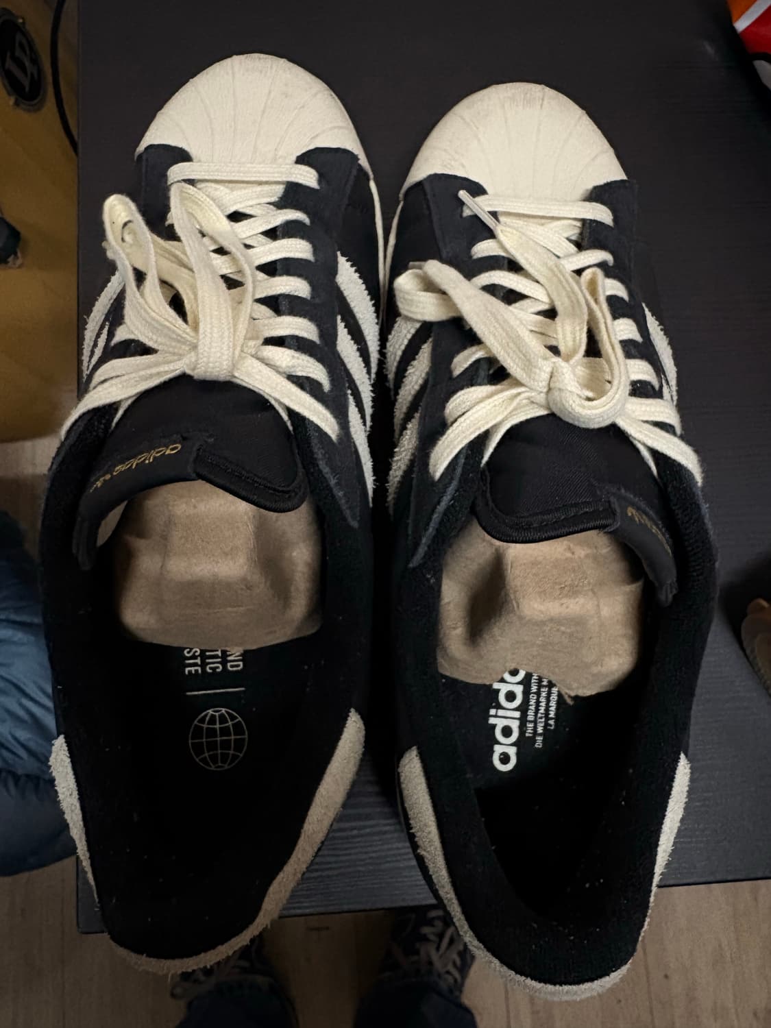 아디다스 슈퍼스타 82 블랙 화이트290 상품이미지2