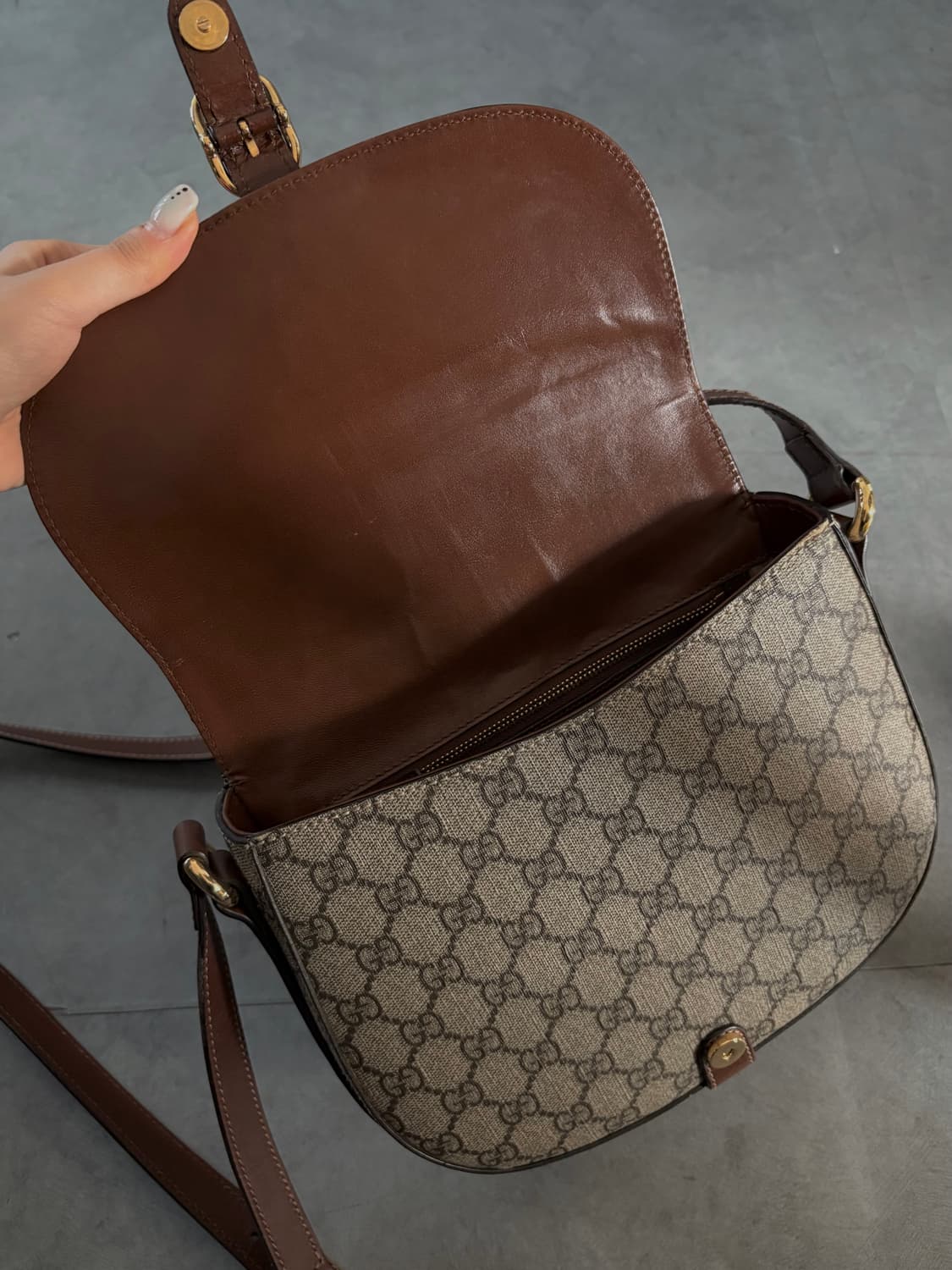 Gucci 구찌 GG 로고 수프림 숄더백 상품이미지6