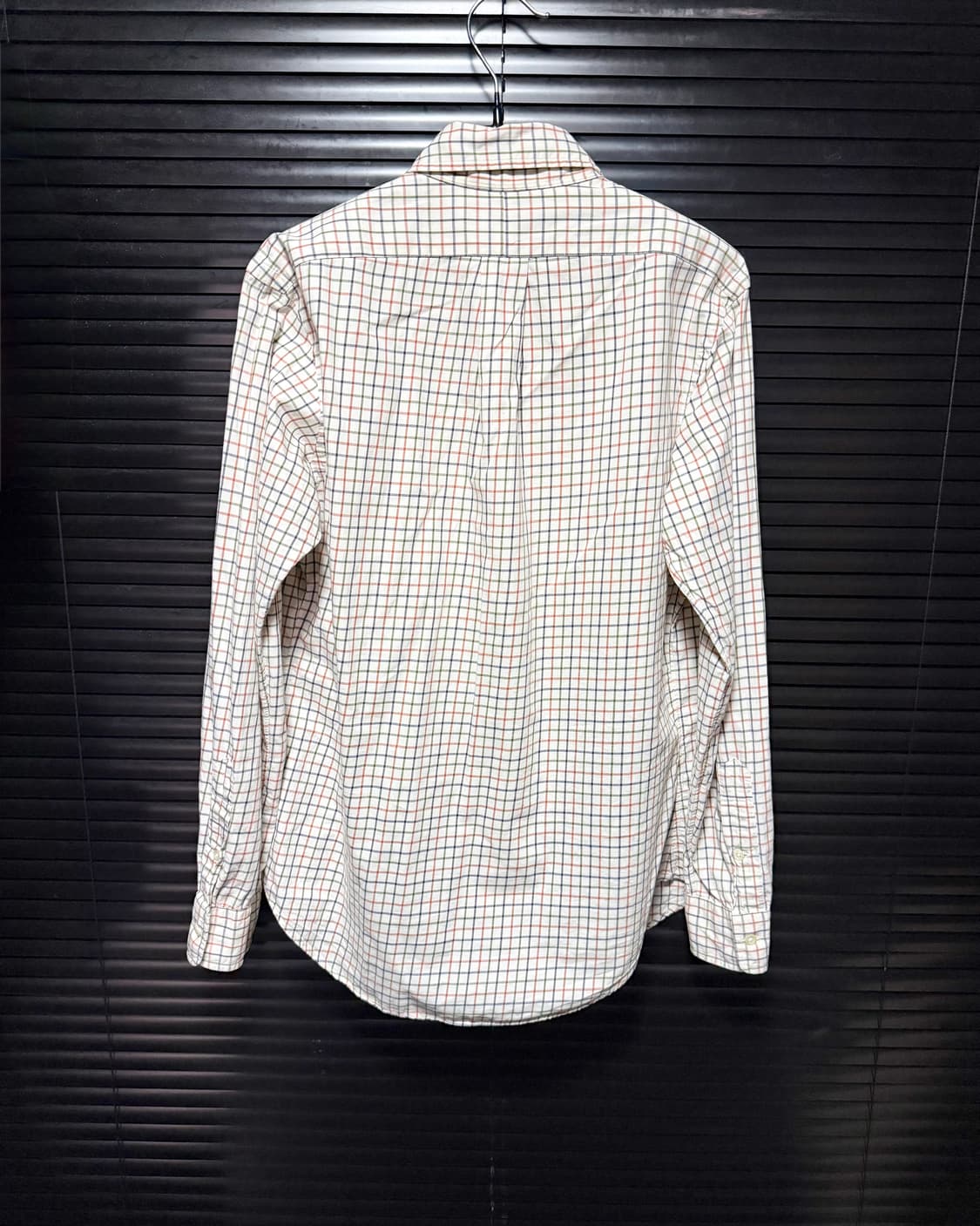 폴로 랄프포렌 아이보리 바둑판 체크 셔츠 M 95 커스텀핏 3컬러 클래식 상품이미지6