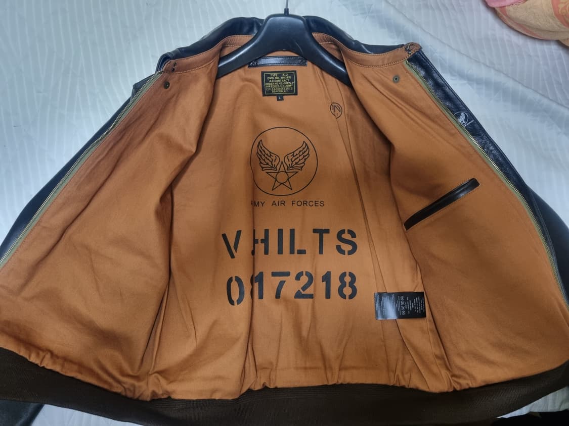 대탈주 차심말가죽 a2자켓 L 상품이미지6