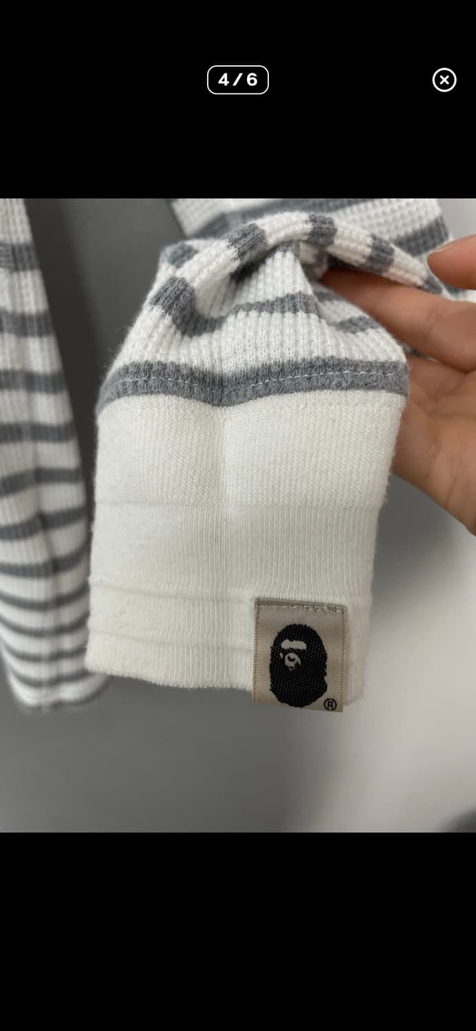 베이프 스트라이프 긴팔 티셔츠 A3808 상품이미지4