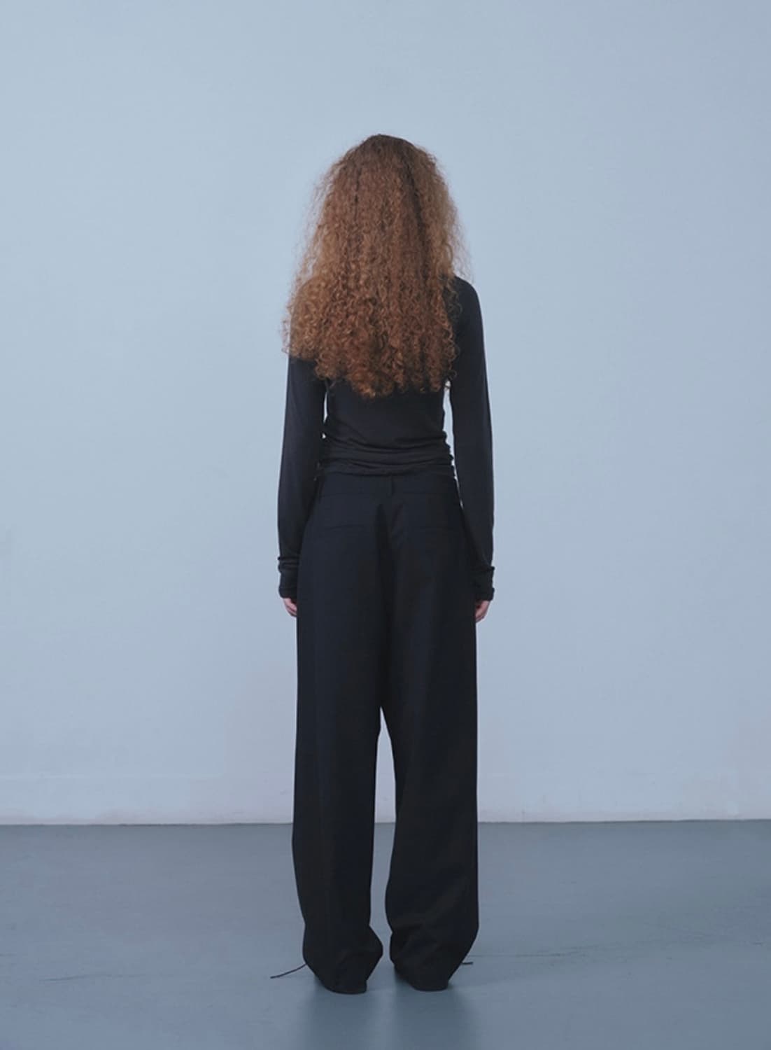 WOOL OVER TWO TUCK TROUSER 상품이미지2