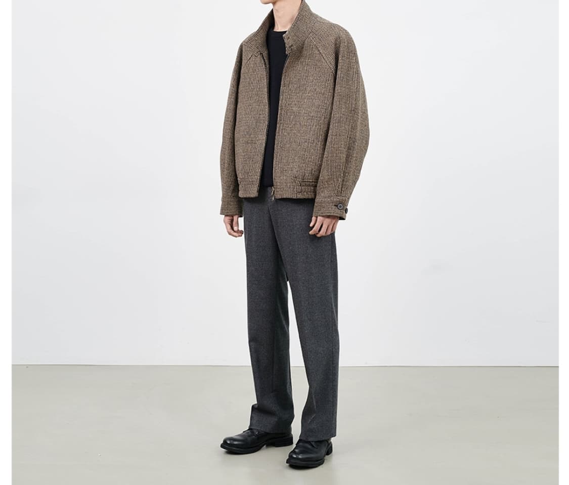 마마가리 트위드 해링턴 점퍼 상품이미지8