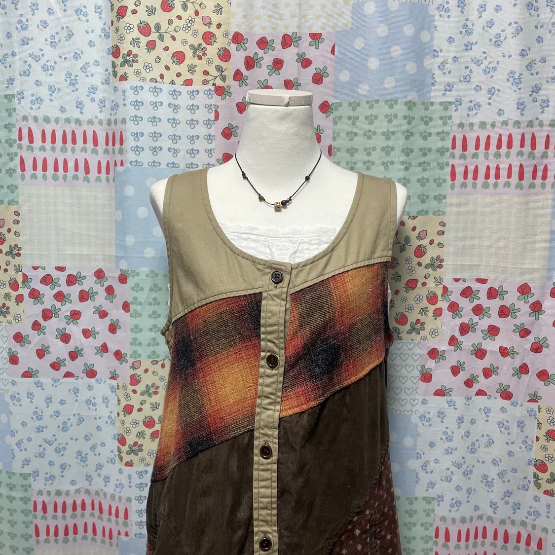 모리걸 체크원피스 세트 상품이미지7