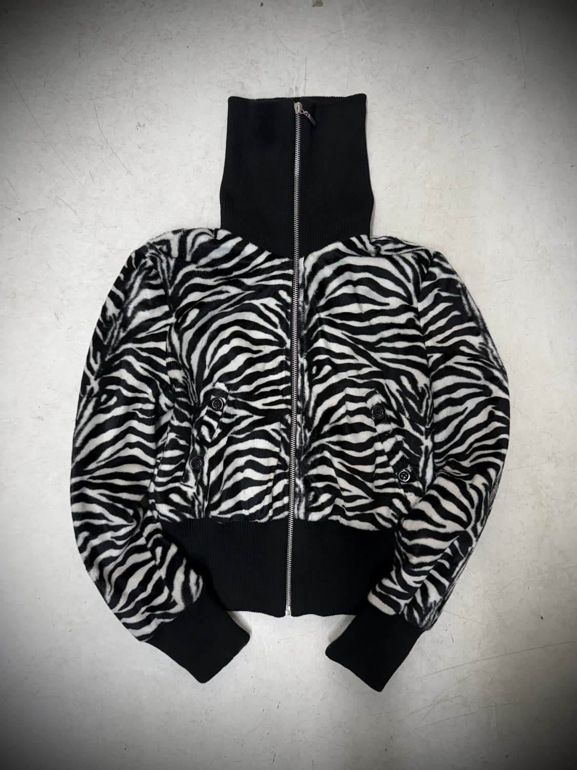 00s zebra pattern jacket 상품이미지1