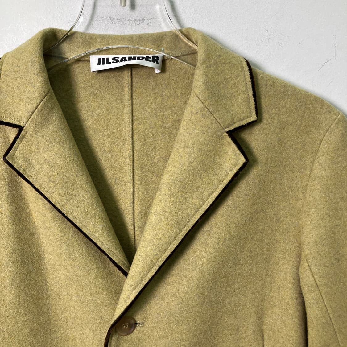 질샌더 파이핑 디테일 싱글 코트 상품이미지4