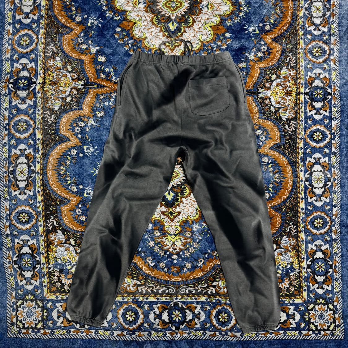 챔피온 썬페이딩 리버스위브 블리치 블랙 스웻 팬츠 상품이미지2