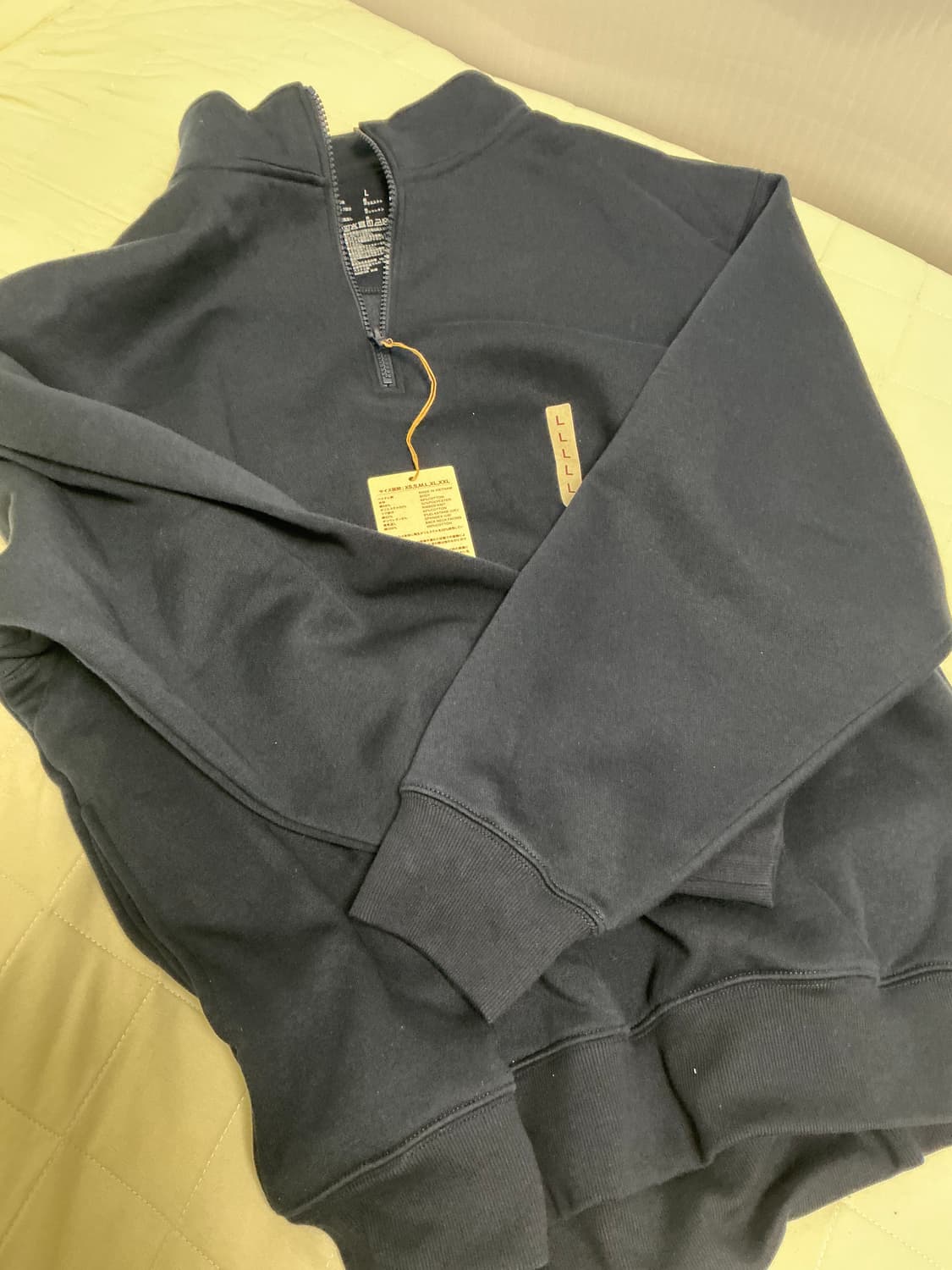 무인양품 반집업 맨투맨 상품이미지2