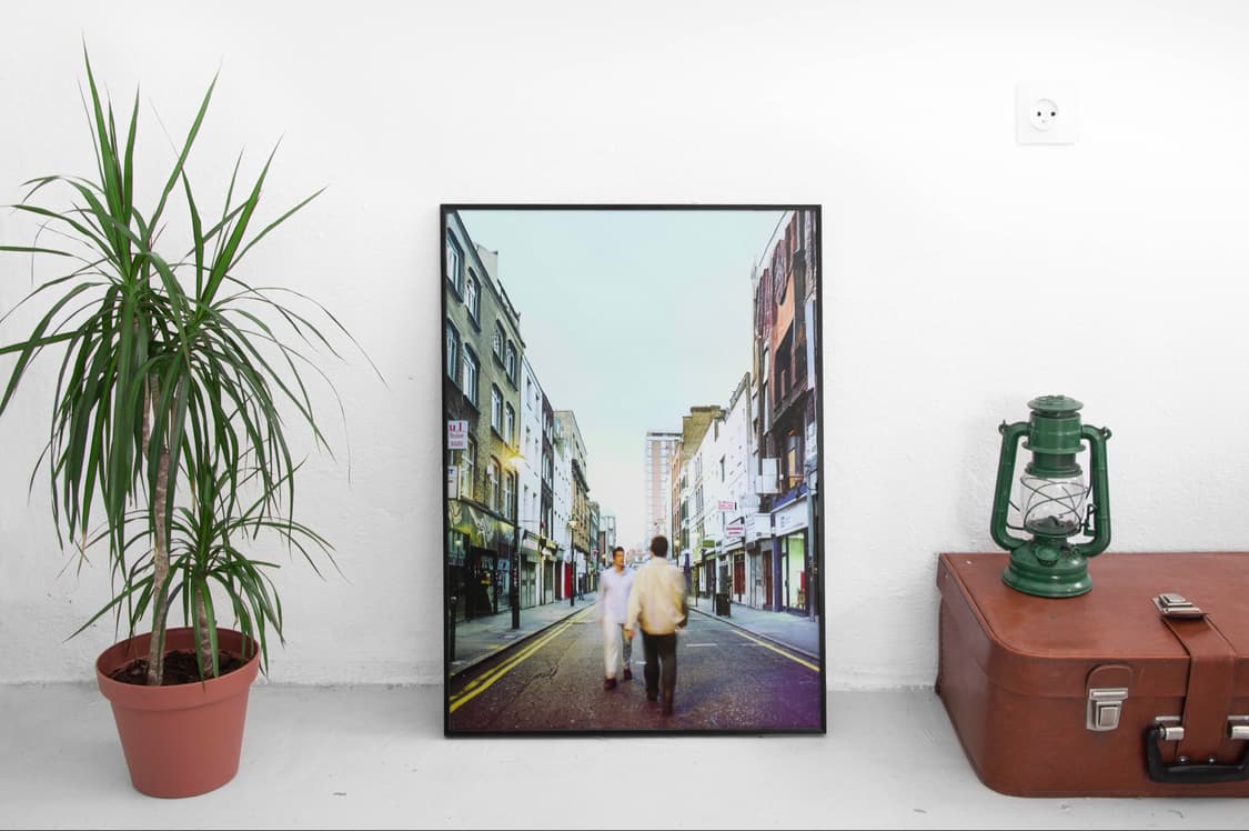오아시스 oasis 앨범 액자 대형 사이즈 50x70cm 매장 인테리어  상품이미지1