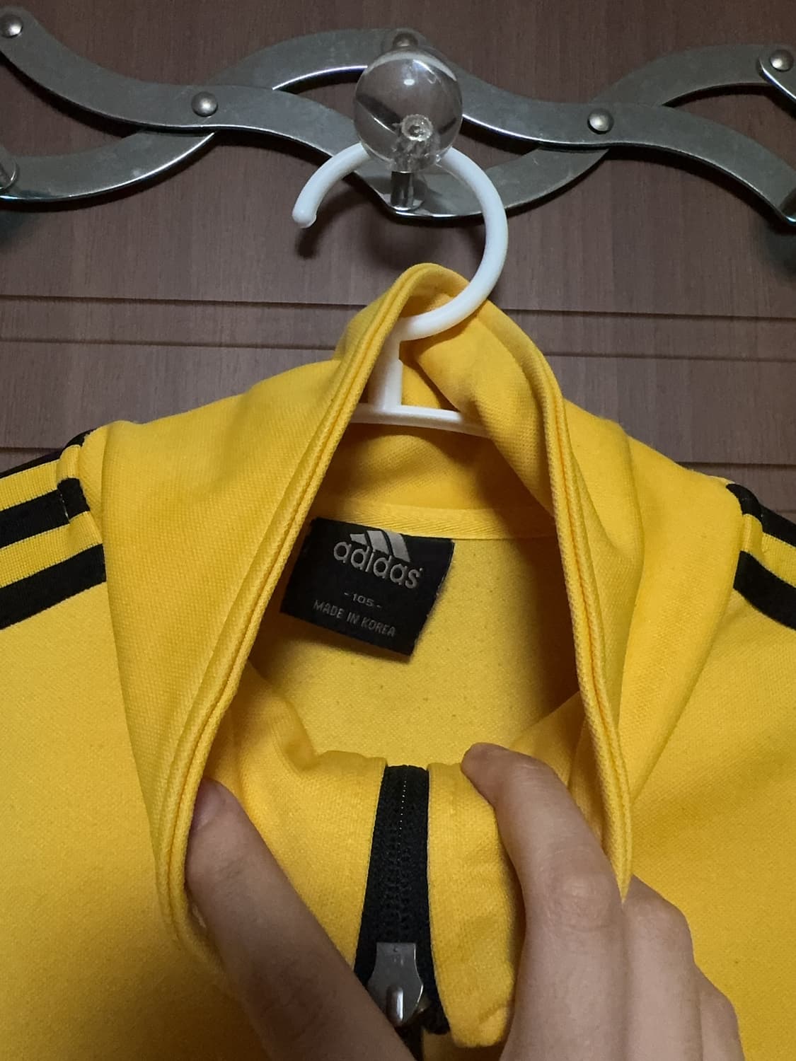 빈티지 아디다스 노검 노랑 옐로우 트랙탑 져지 트랙 팬츠 세트 상품이미지4