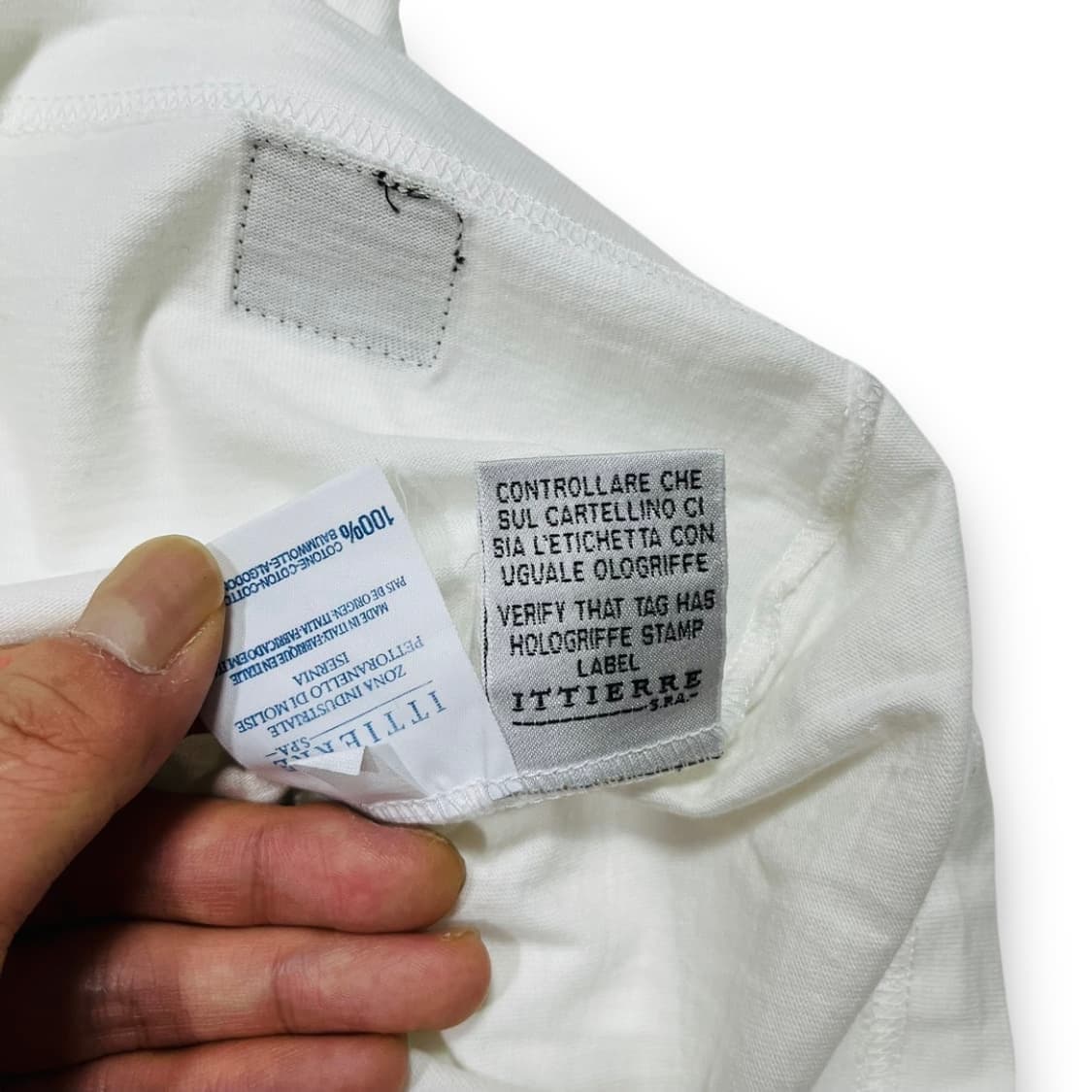 베르사체 90s 진스 꾸뛰르 메두사 화이트 반팔 티셔츠 상품이미지6