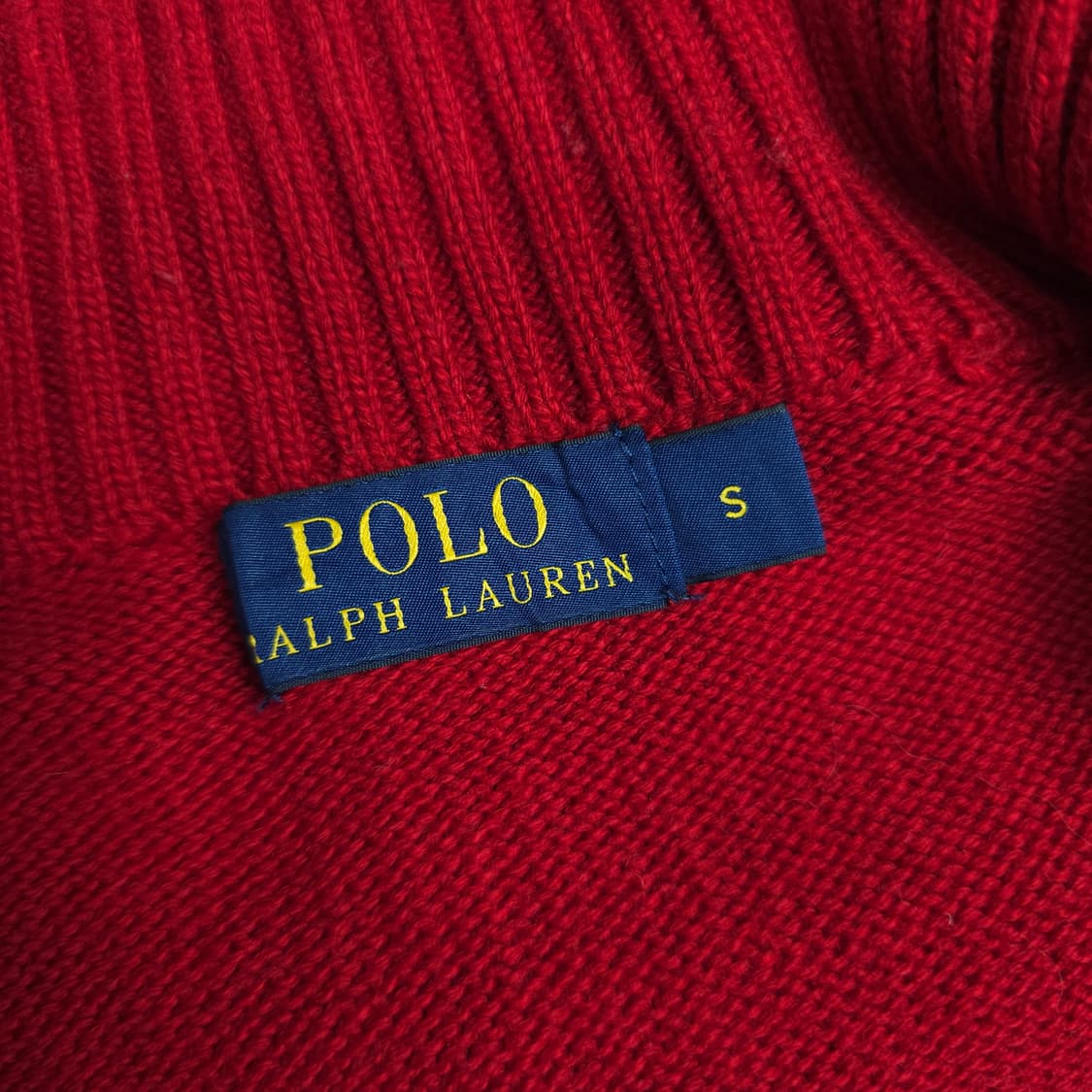 [택포]폴로 반집업 니트 M~L 상품이미지3