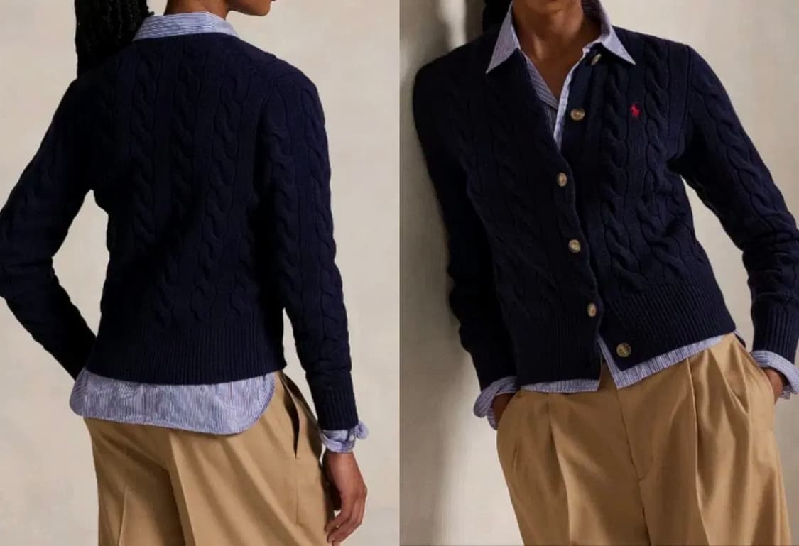 🔥[새상품/정품]🔥 폴로 여성 울 캐시미어 가디건 3color 상품이미지5