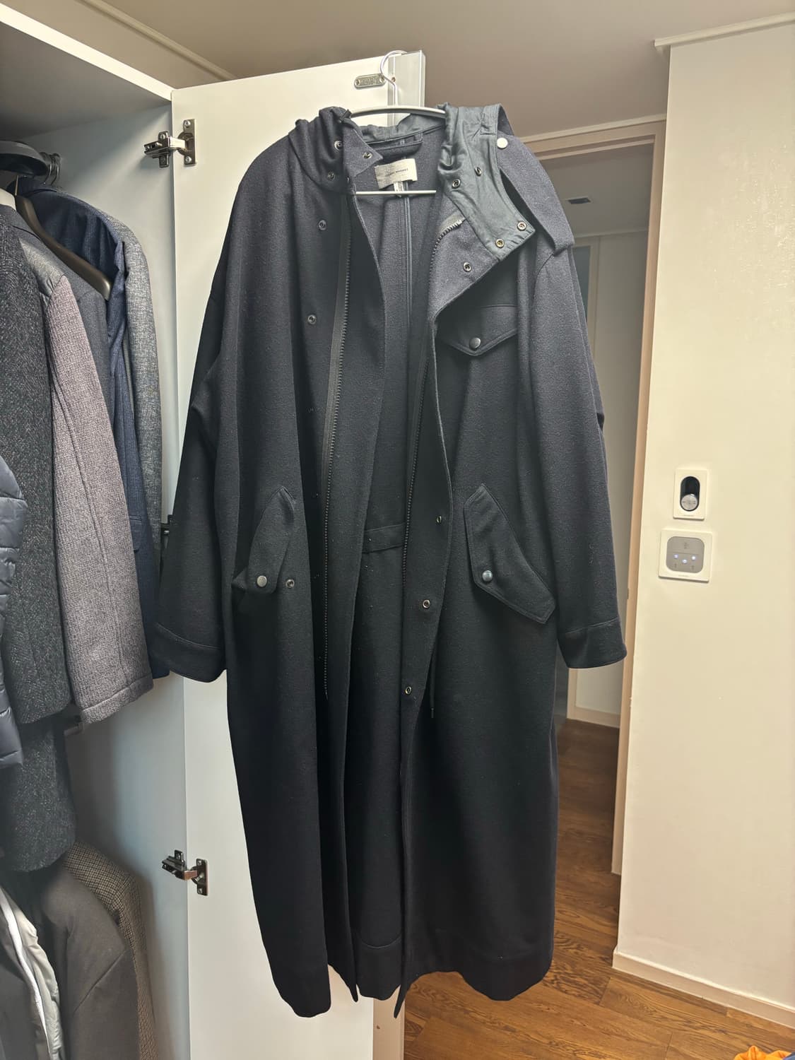 이자벨마랑 Obrentano Coat 네이비 M사이즈 (105) 상품이미지3