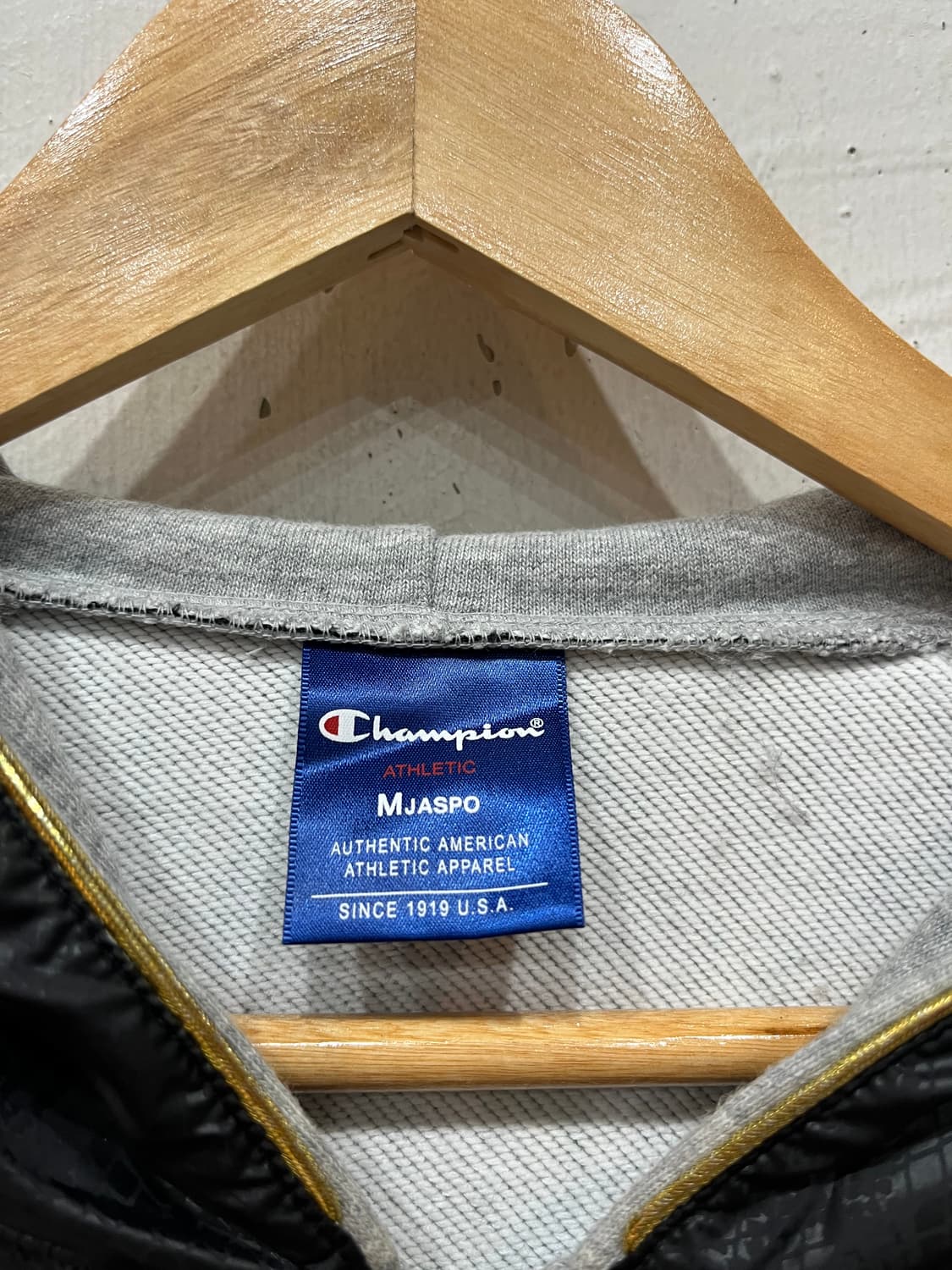 챔피온 재팬 골드로고 후드집업 M 상품이미지5