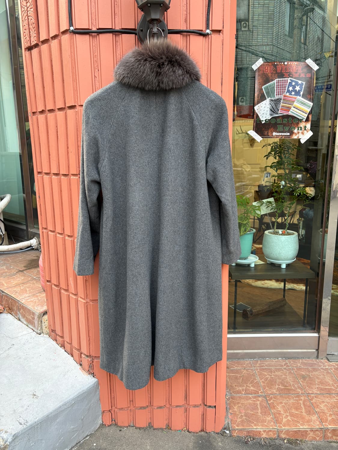 Japanese Vintage 캐시미어 혼방 울 코트 상품이미지3