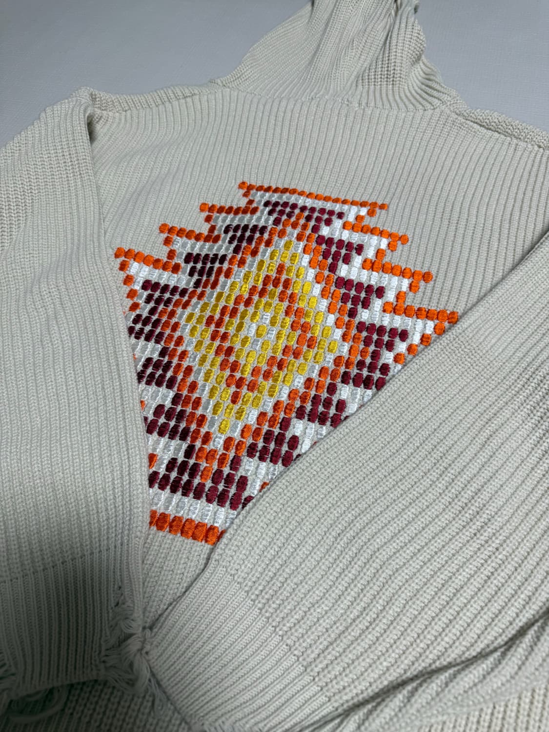 ESEELMI PIXEL HOOD CARDIGAN 상품이미지4