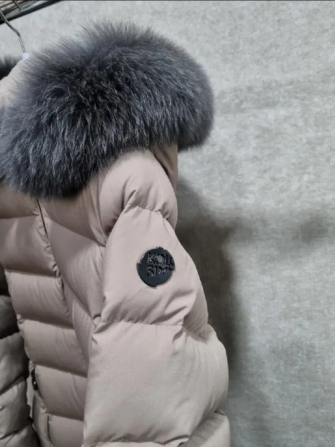 여성 90 코오롱 폭스털 구스다운 패딩 상품이미지3