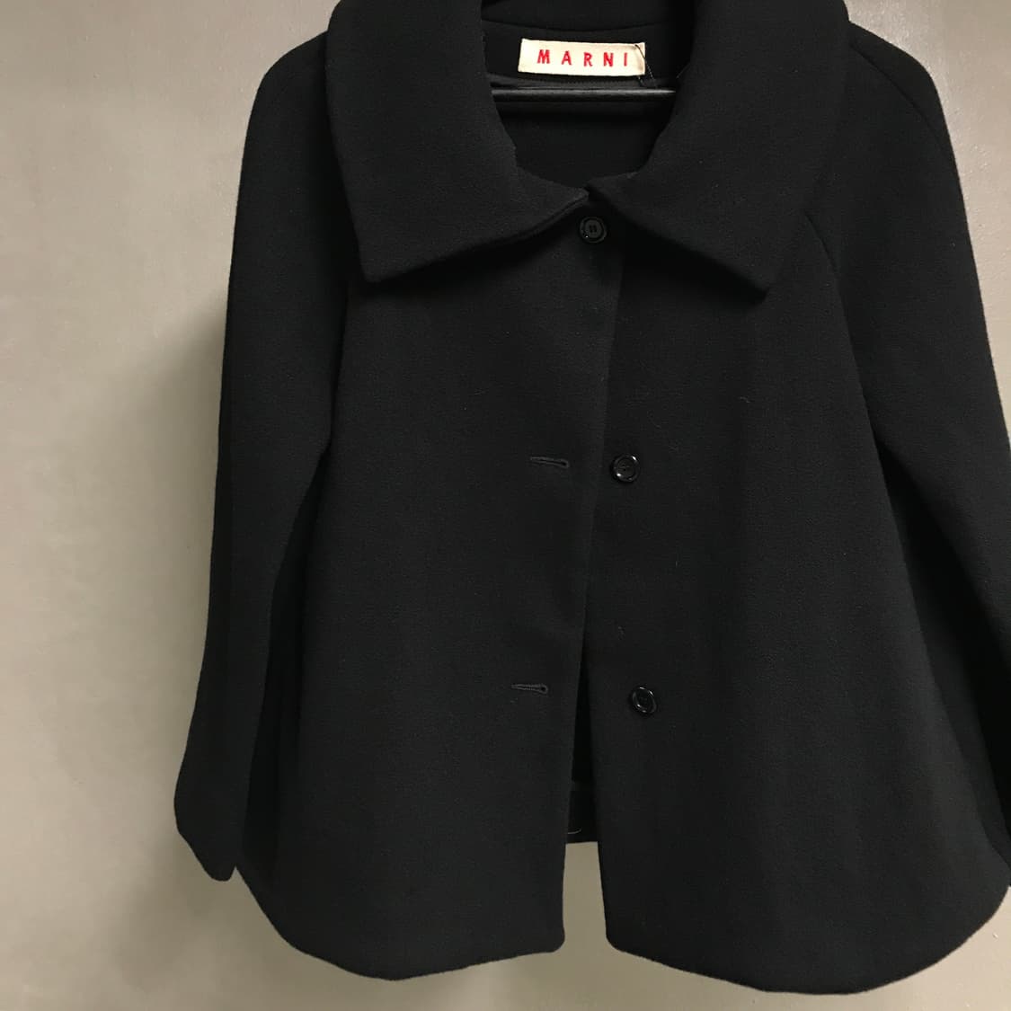 마르니 블랙 코트 40(W) 상품이미지2